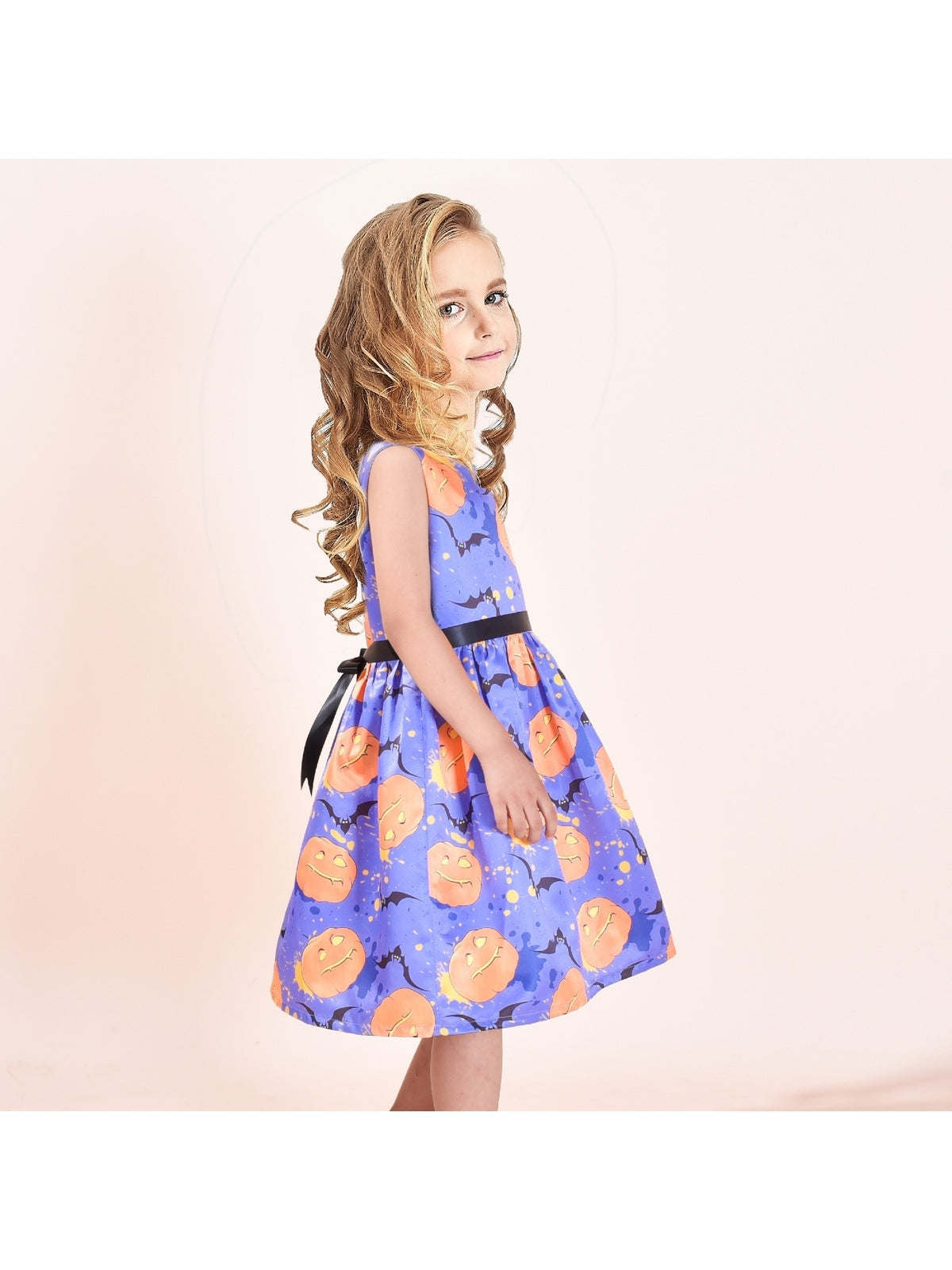 Girls Dress Sunflower Party Children Clothes SZ NWT - Purple