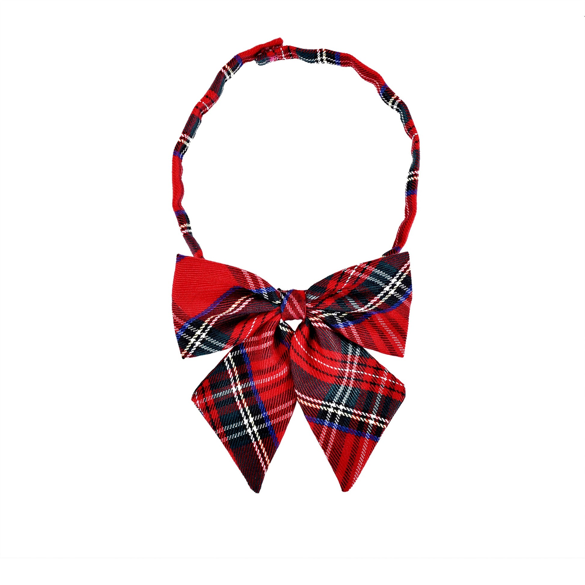 Girls Skirt Kids School Uniform Set Red Tartan Pleated Hem Skirt Red