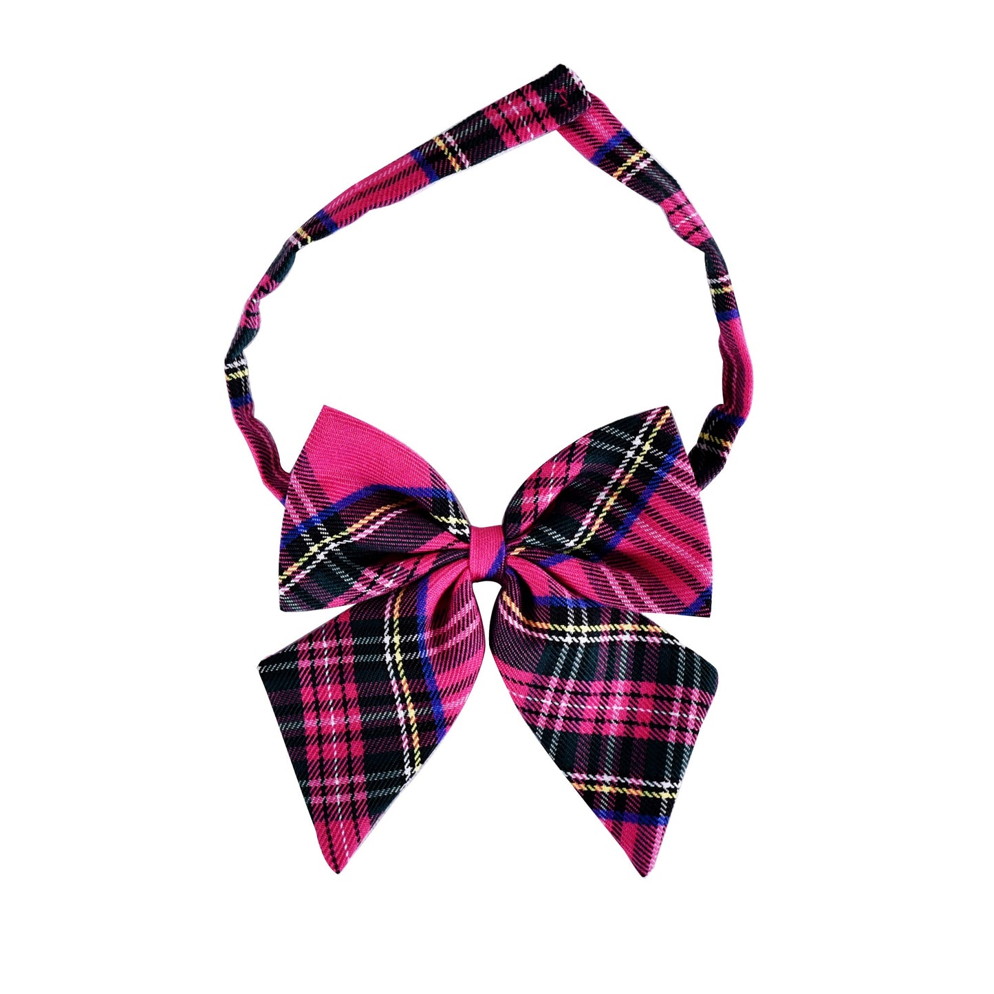 Girls Skirt Kids School Uniform Set Red Tartan Pleated Hem Skirt Pink