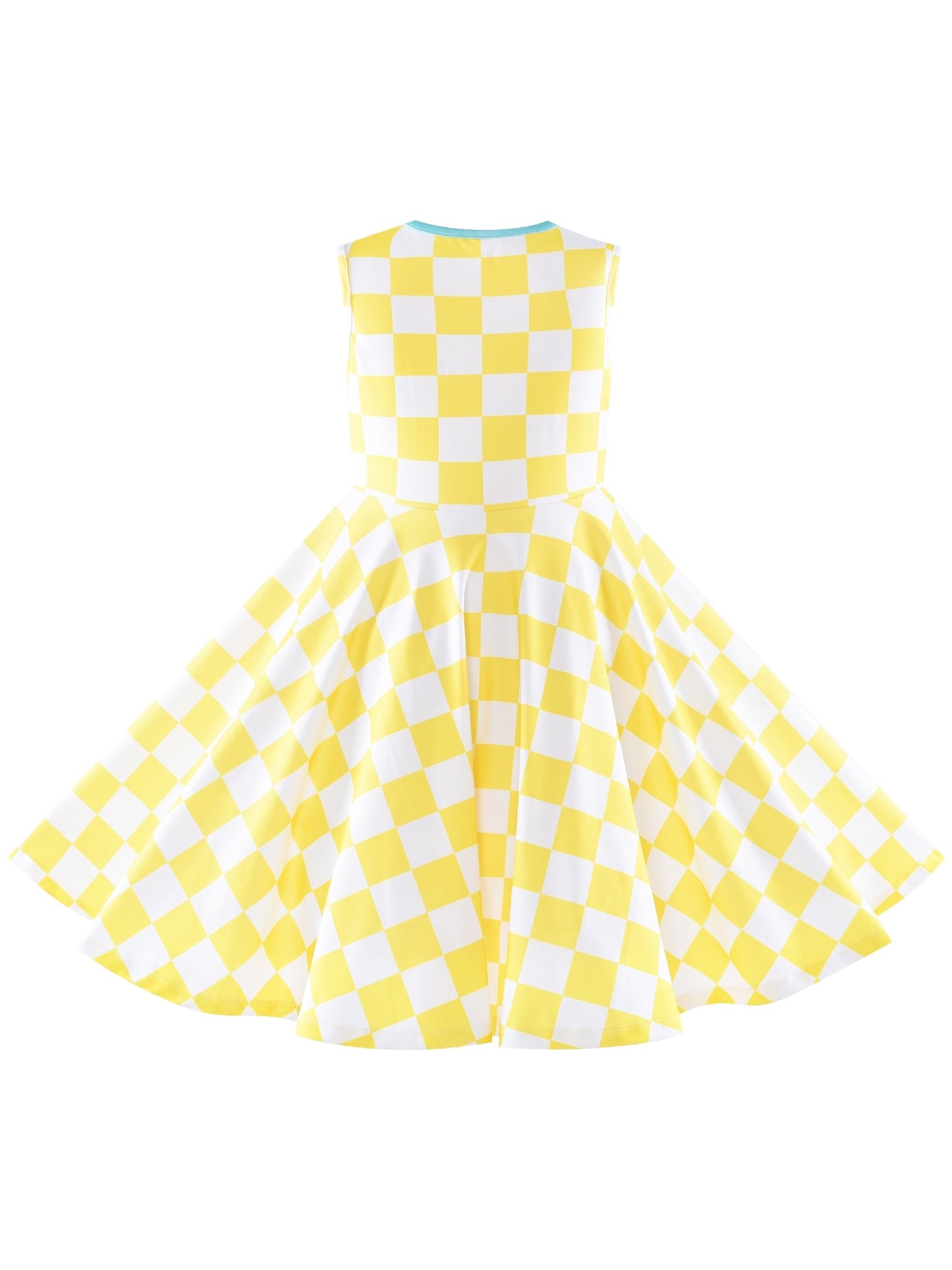Girls Dress Unicorn Rainbow Casual Long Sleeve Yellow