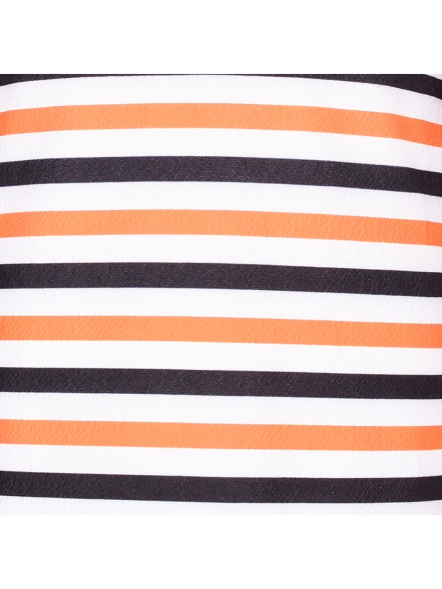 Girls T-shirt Striped School Uniform Orange