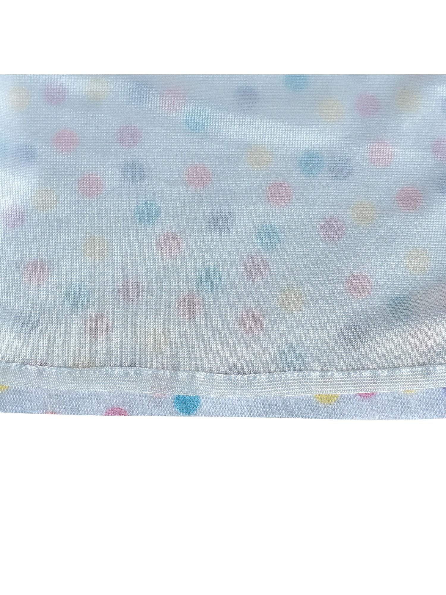Girls Dress Colorful Dot Lace Halter Wedding Bridesmaid Gown White