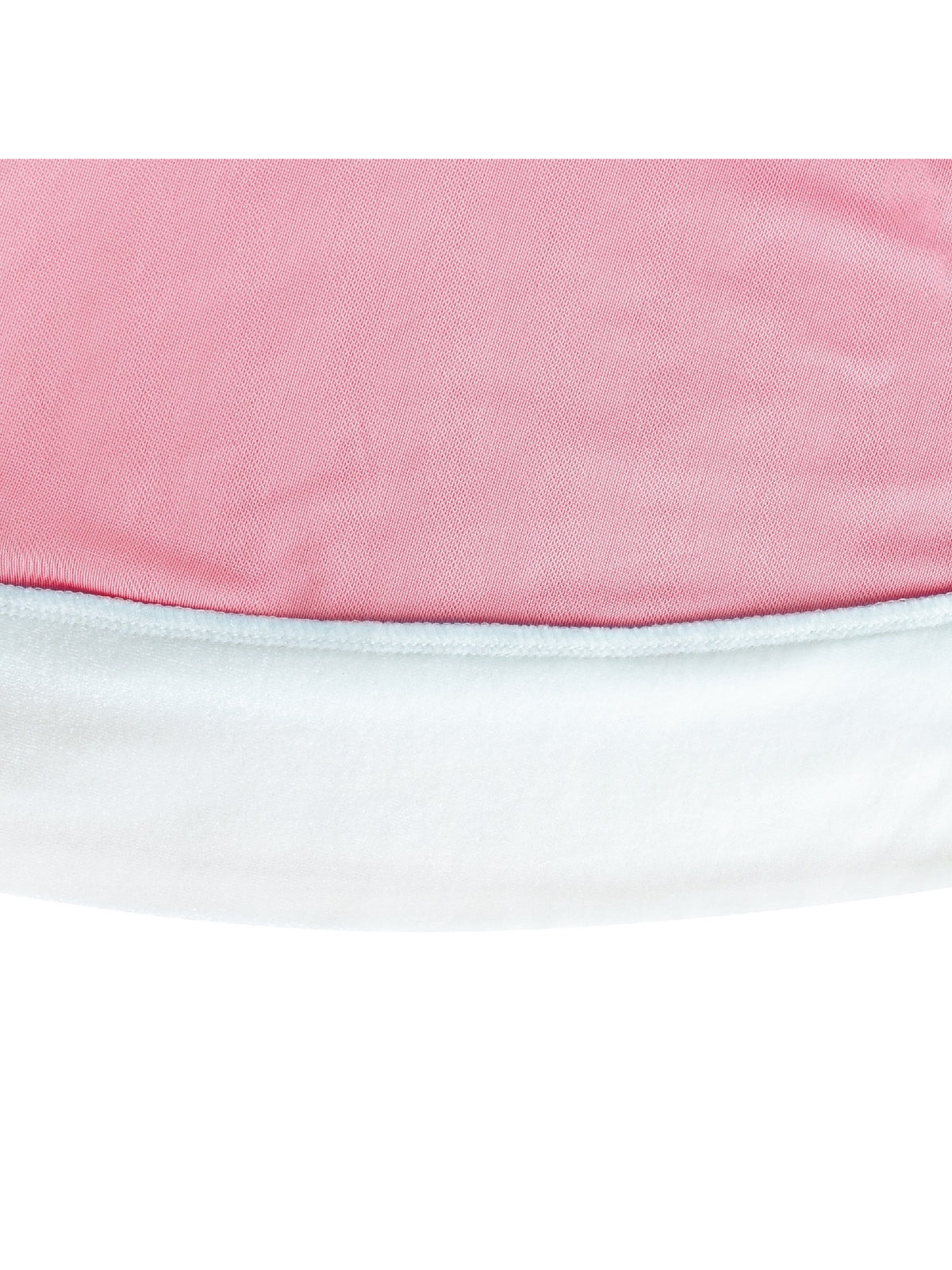 Girls Dress Christmas Hat Red Velvet Long Sleeve Holiday - Pink