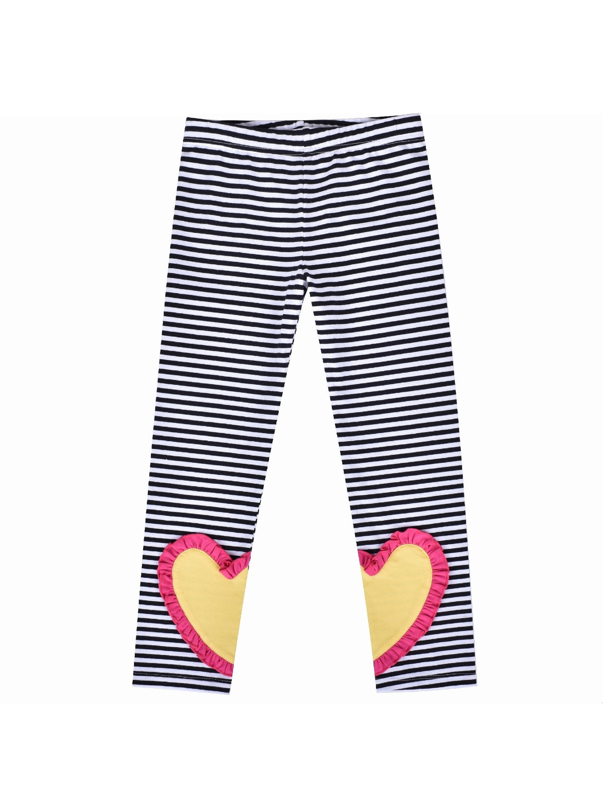 Girls Pants 3-Pack Cotton Leggings Stretchy Toddler Kids Blue