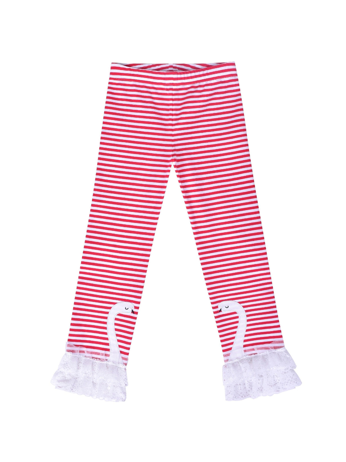 Girls Pants 3-Pack Cotton Leggings Stretchy Toddler Kids Pink