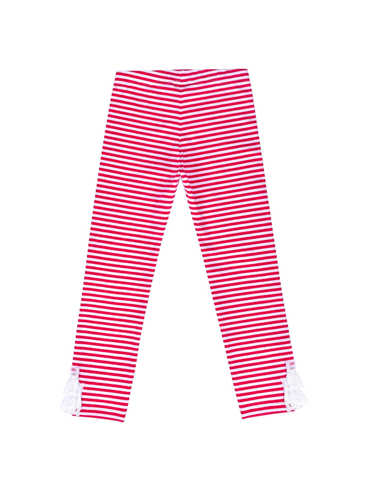 Girls Pants 3-Pack Cotton Leggings Stretchy Toddler Kids - Pink