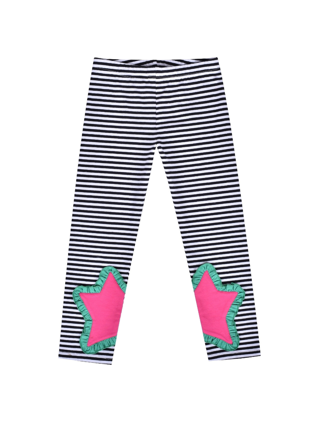 Girls Pants 3-Pack Cotton Leggings Stretchy Toddler Kids Purple