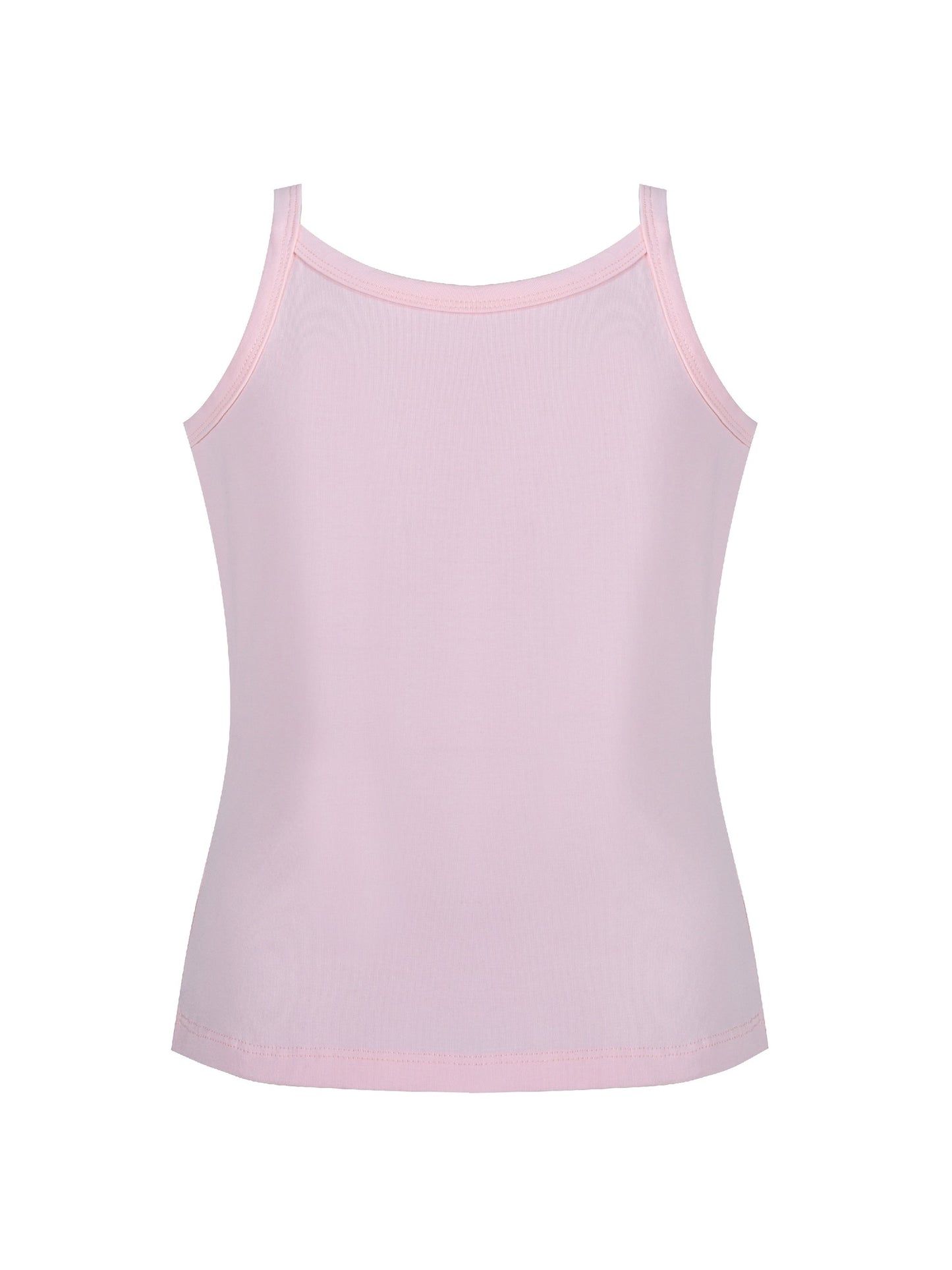 Girls Undershirt 3-pack Cami Camisole Tank Tops Cotton Pink