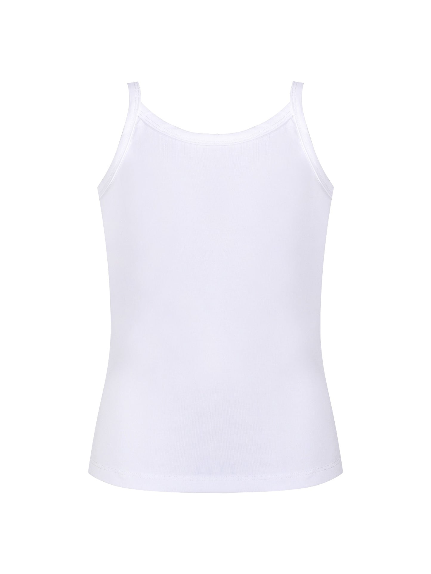 Girls Undershirt 3-pack Cami Camisole Tank Tops Cotton Pink