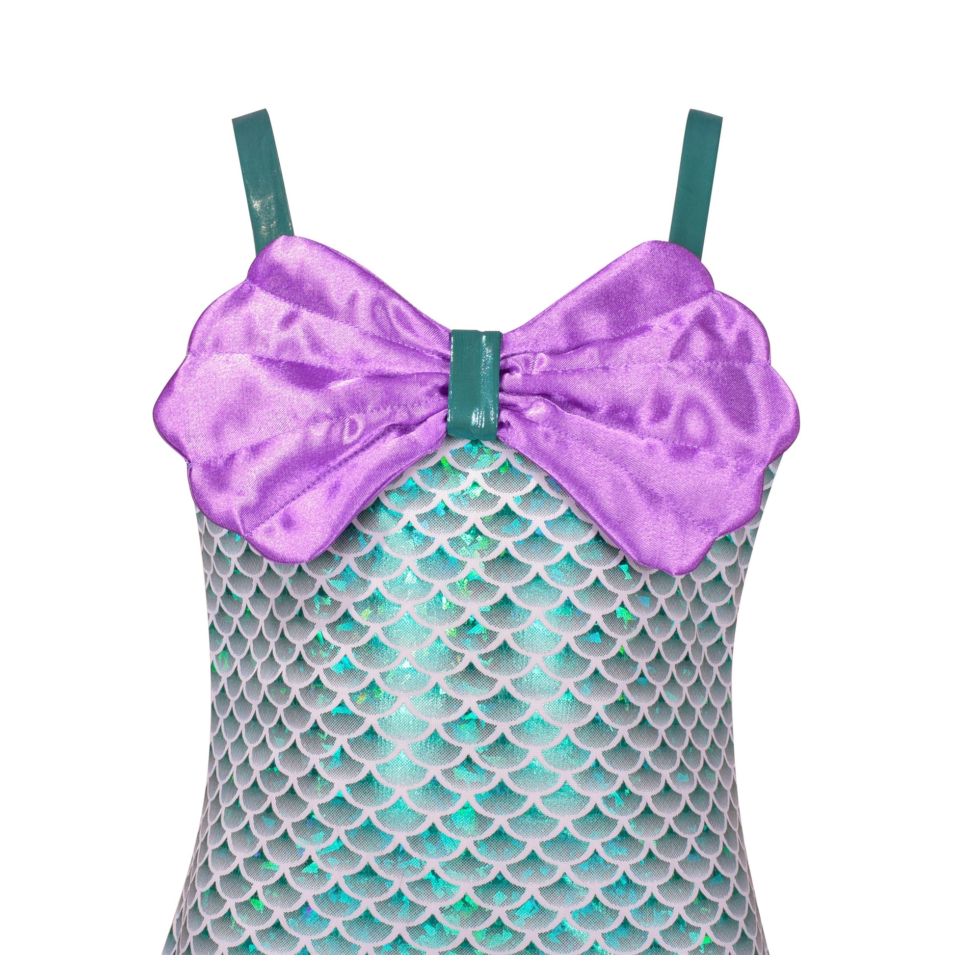 Girls Dress Mermaid Princess Costume Halloween Party Dress Green