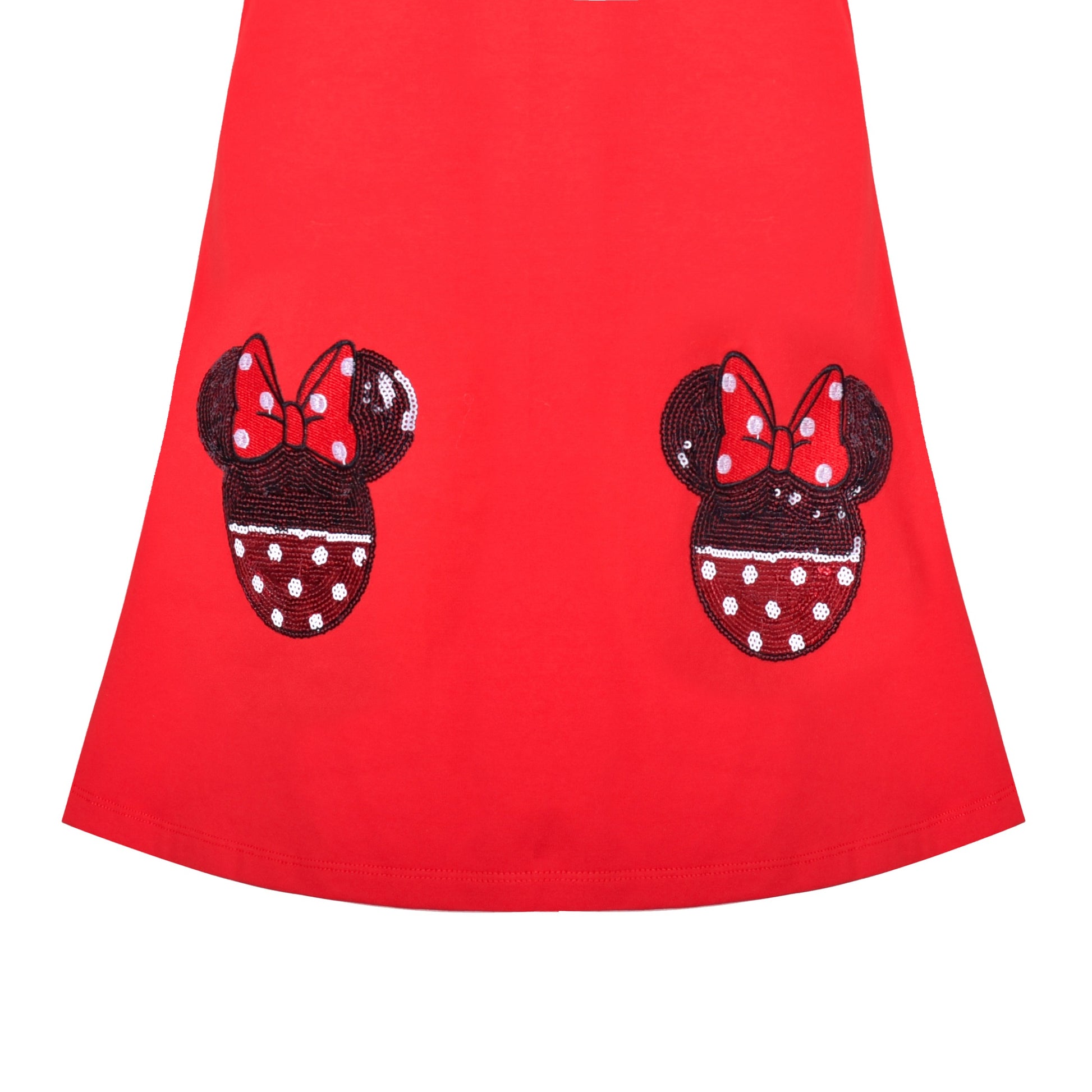Girls Dress Long Sleeve Christmas Reindeer Snow Holiday Party Red
