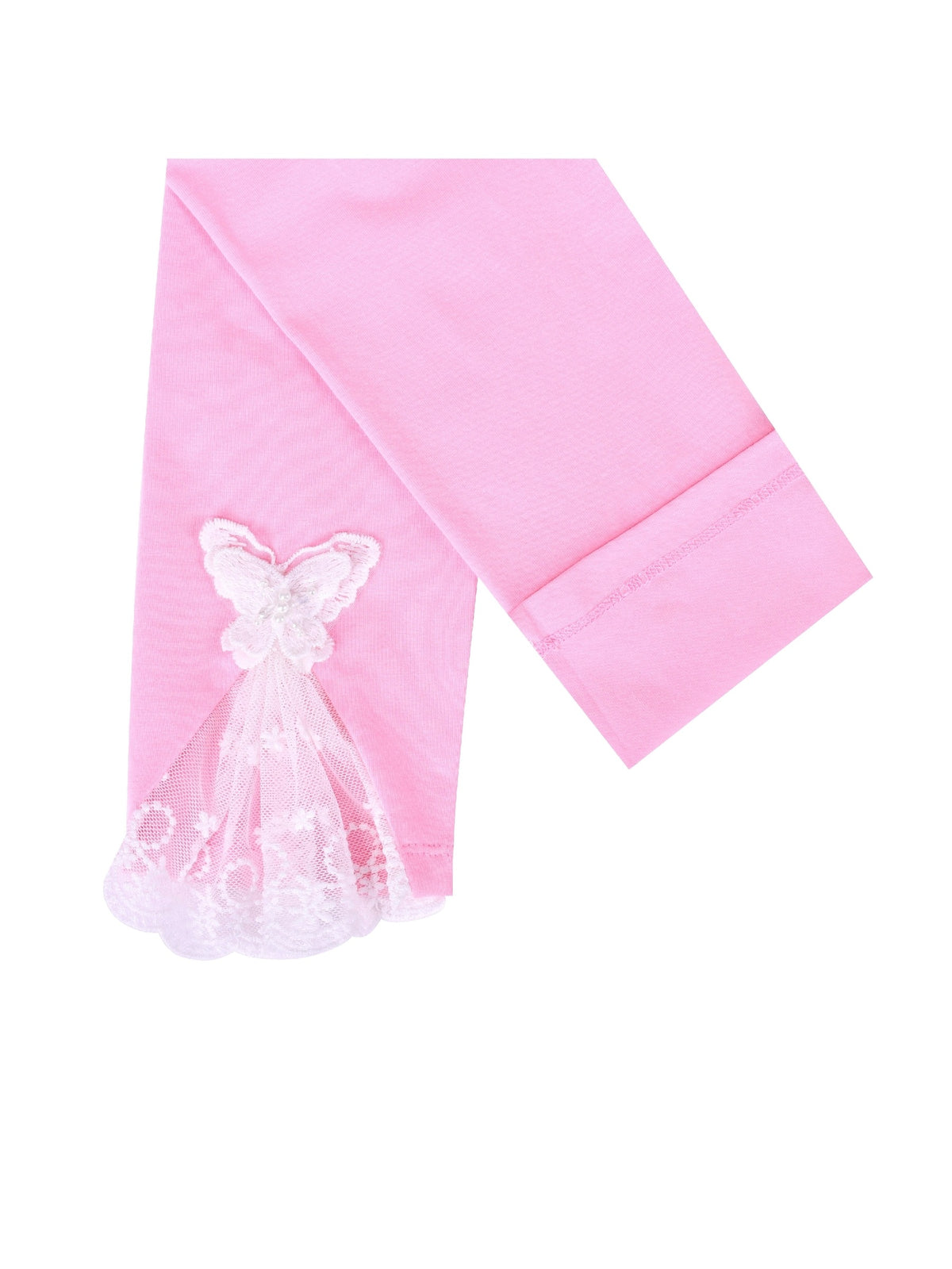 Girls Pants 3-Pack Cotton Leggings Stretchy Toddler Kids Pink
