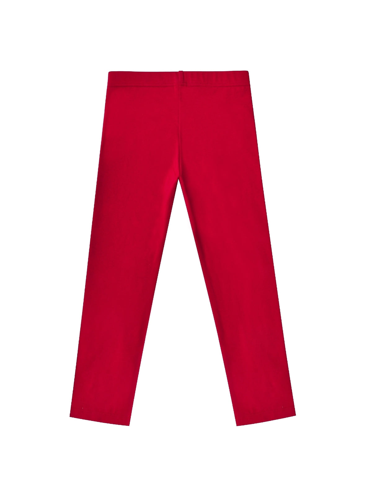 Girls Pants 3-Pack Cotton Leggings Stretchy Toddler Kids Red