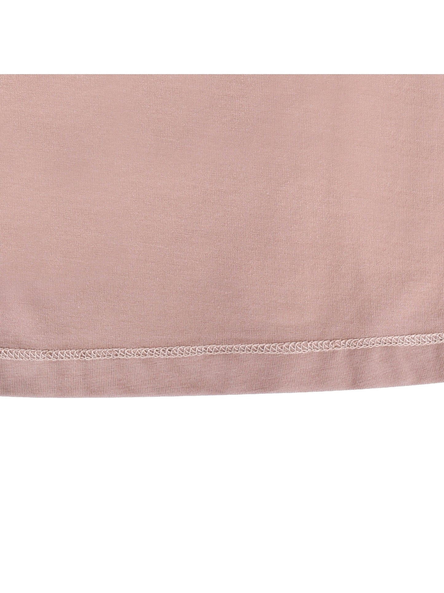 Girls Dress Christmas Santa Pink Cotton Long Sleeve Brown