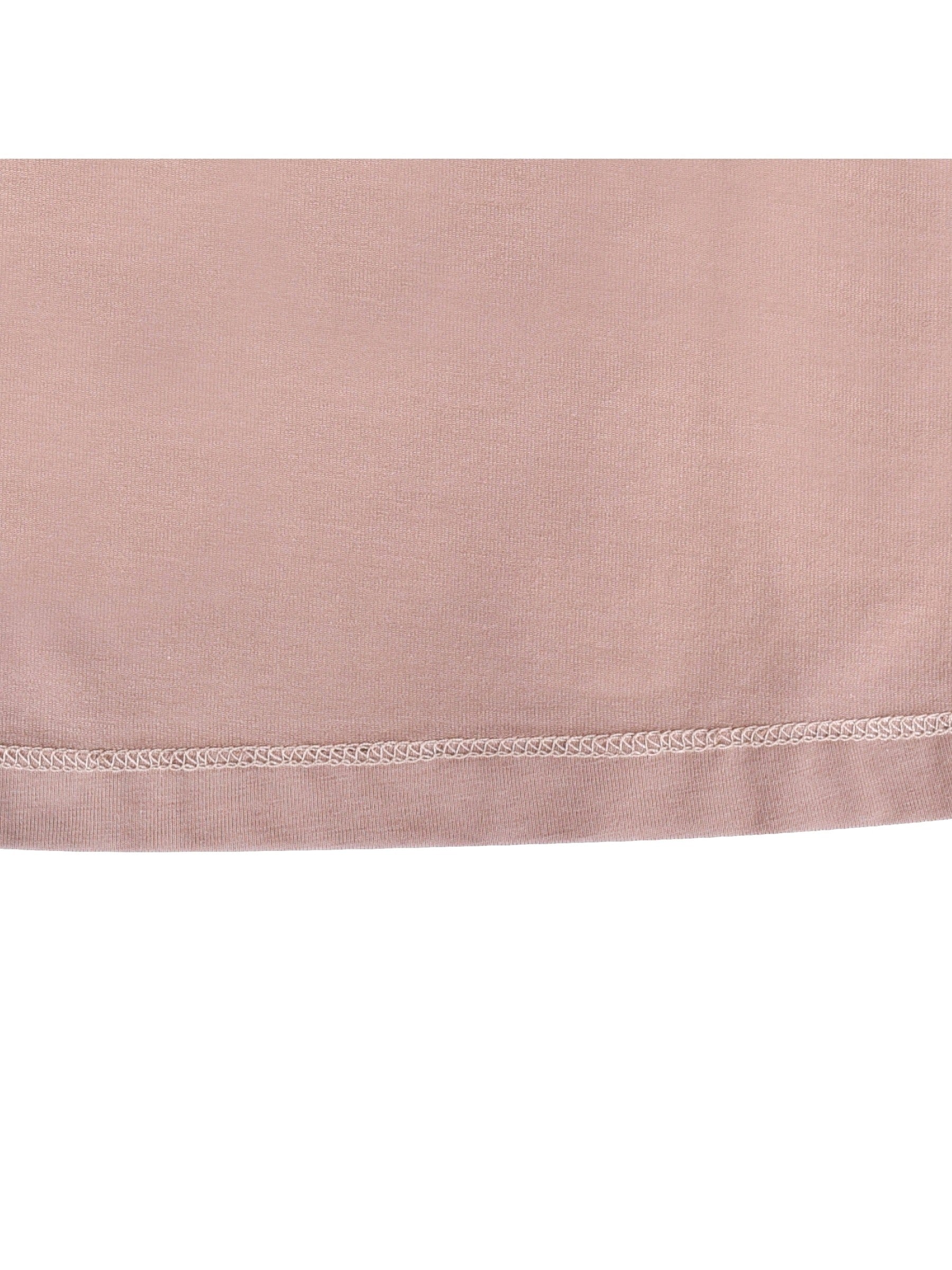 Girls Dress Christmas Santa Pink Cotton Long Sleeve Brown