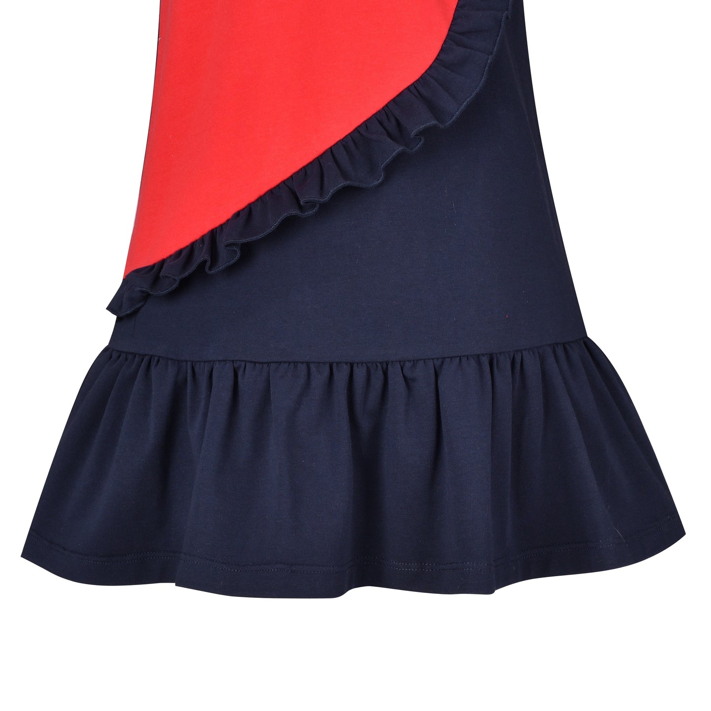Girls Dress Cotton Green Crocodile Dinosaur Pocket Short Sleeve Blue