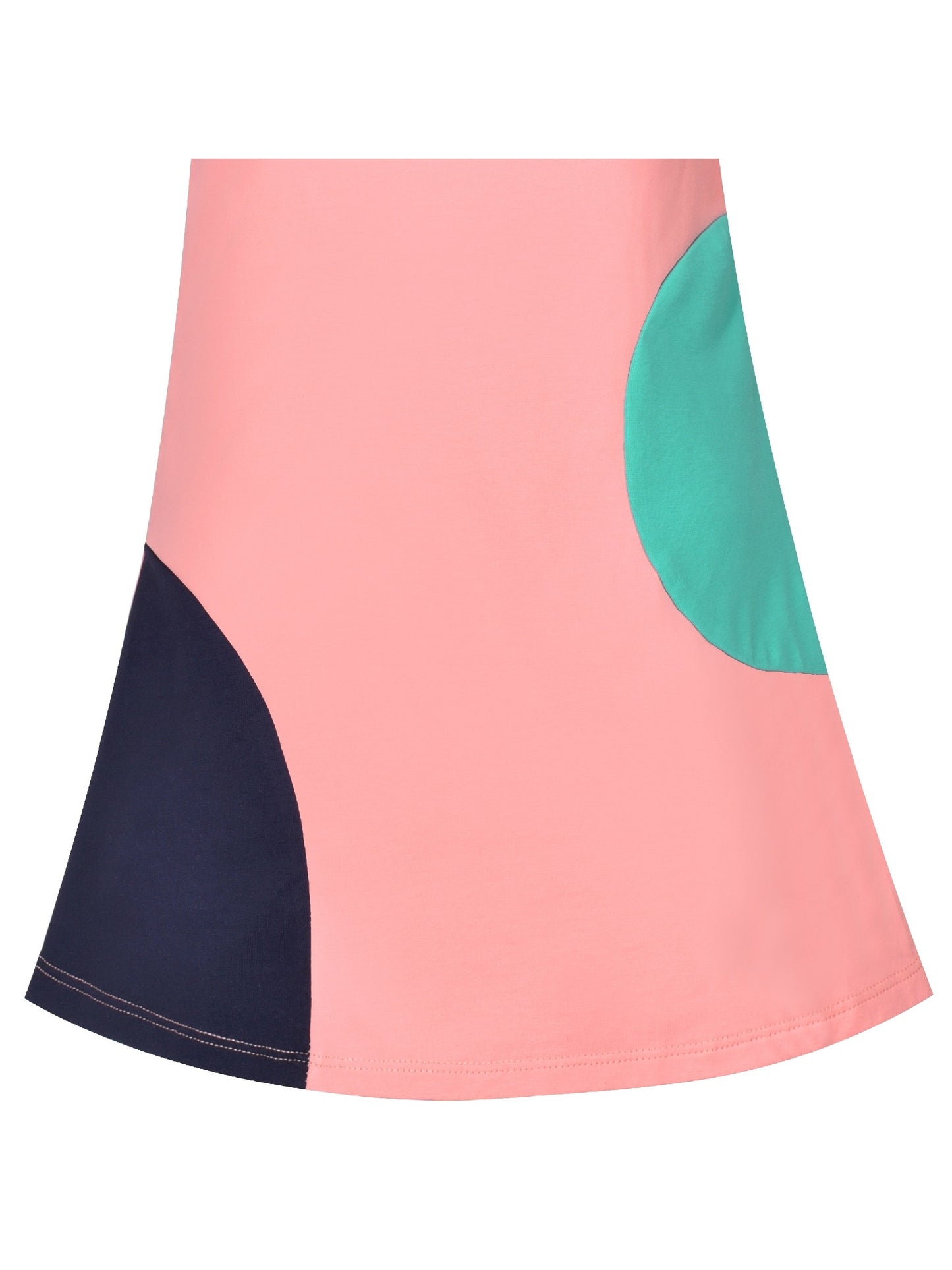 Girls Dress Cotton Green Crocodile Dinosaur Pocket Short Sleeve Pink