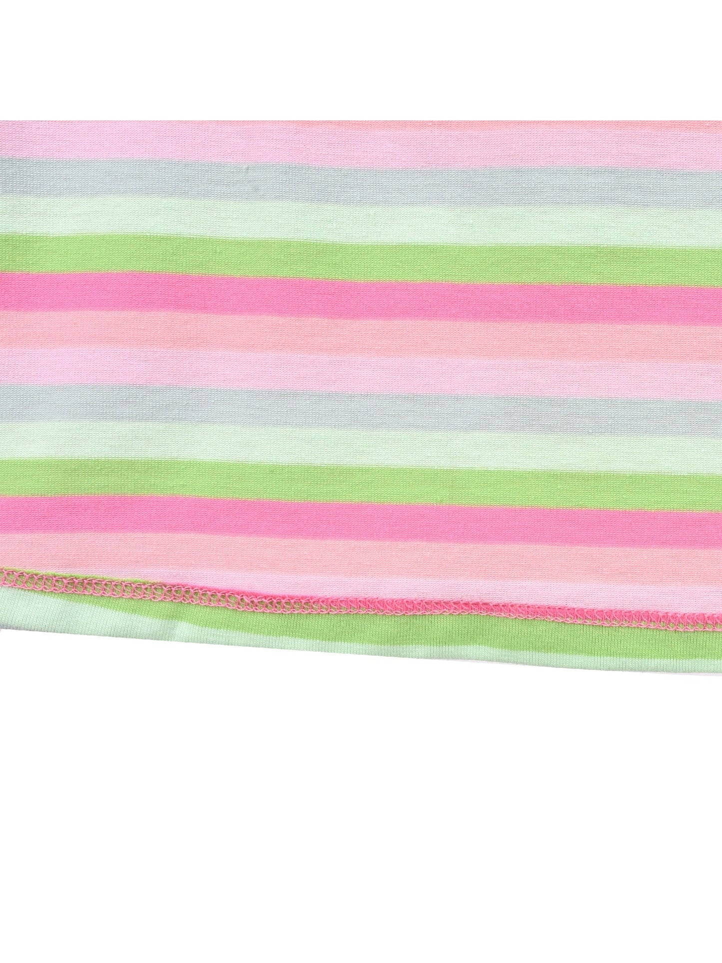 Girls Dress Tee Cotton Sunflower Petal Short Sleeve Pink