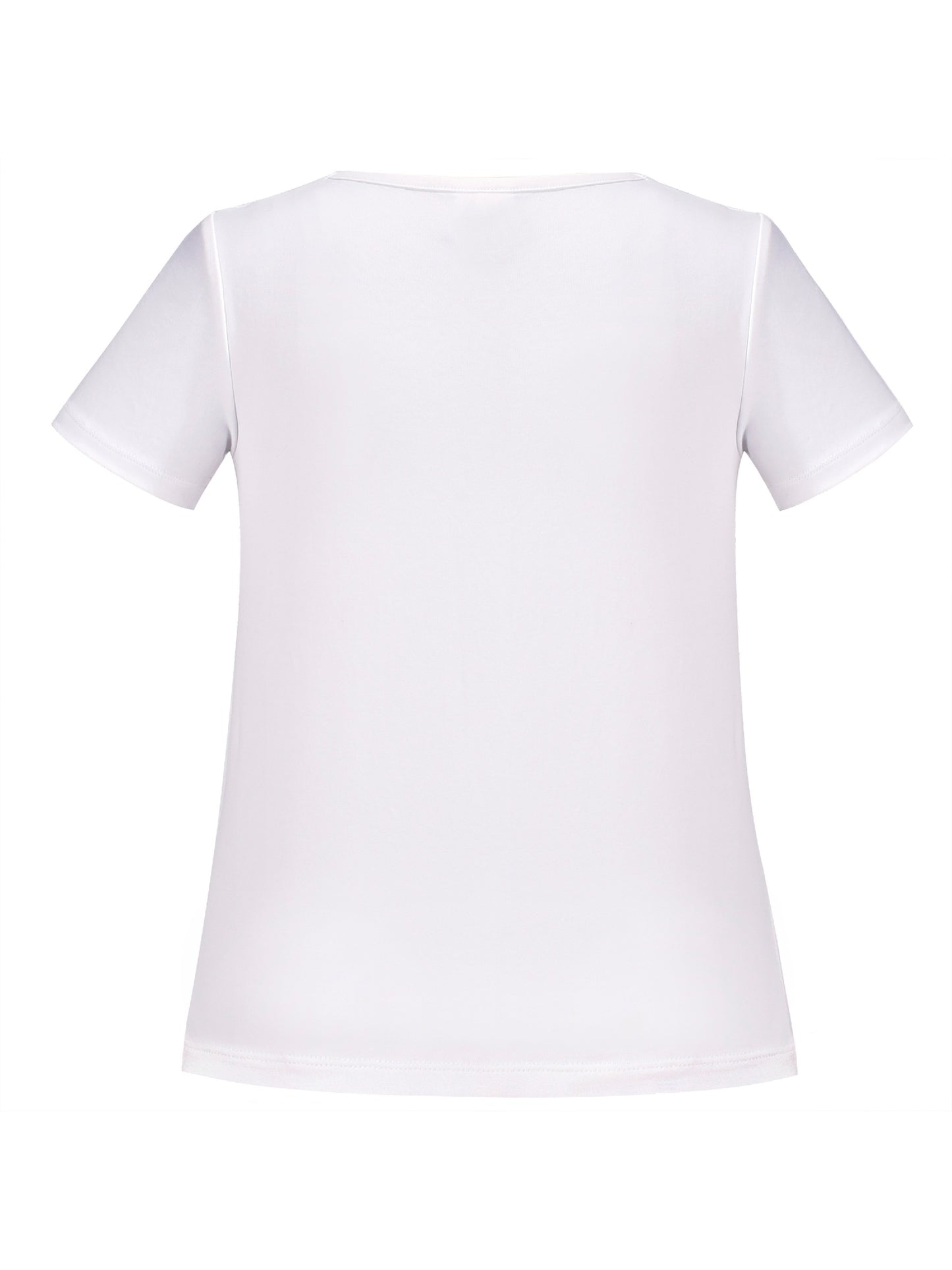 Girls Tee Shirt 2pc Set White Unicorn Rainbow Glitter Short Long Sleeve Purple