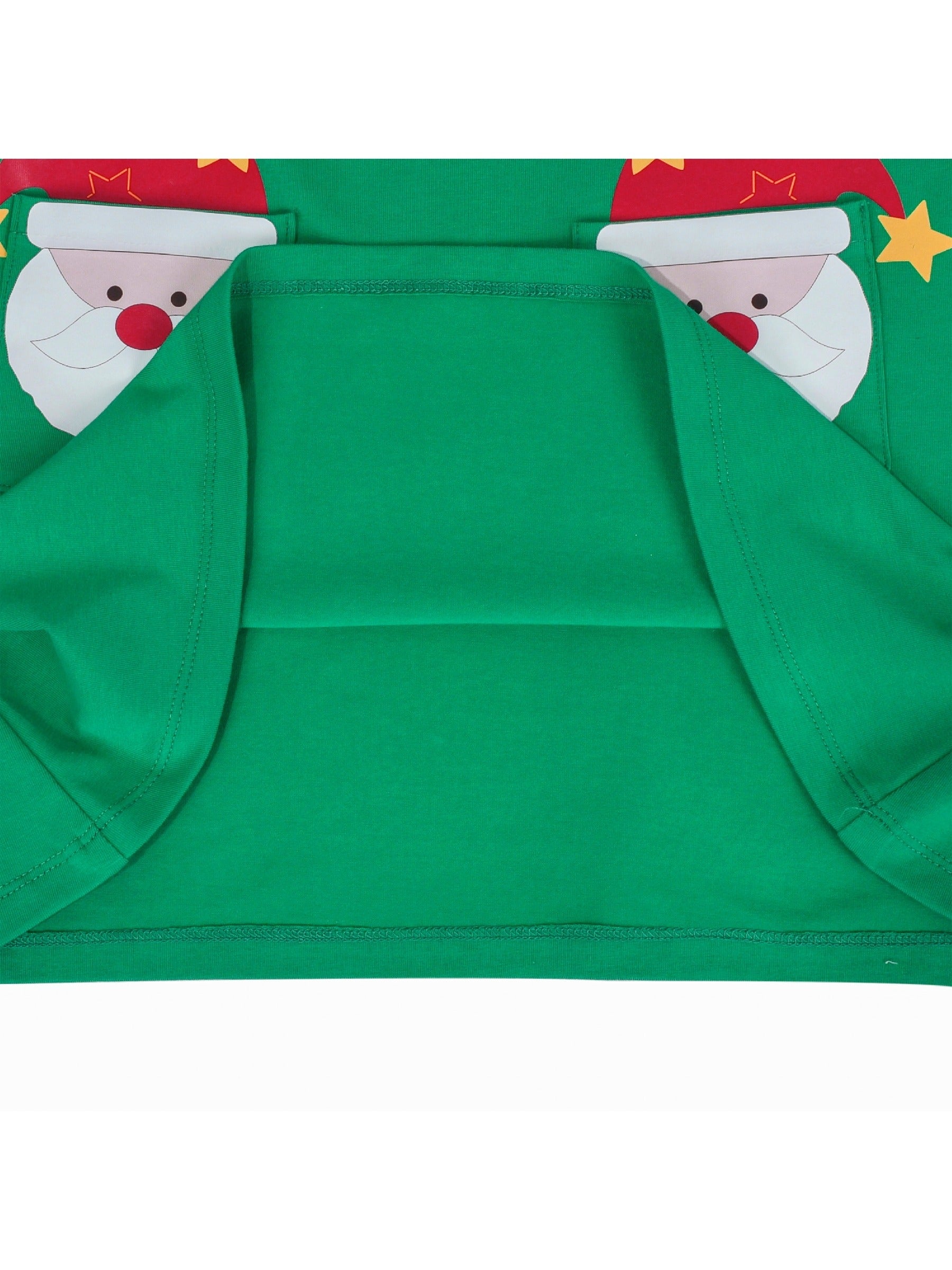 Girls Dress Red Christmas Stockings Xmas Candy Canes New Year Green