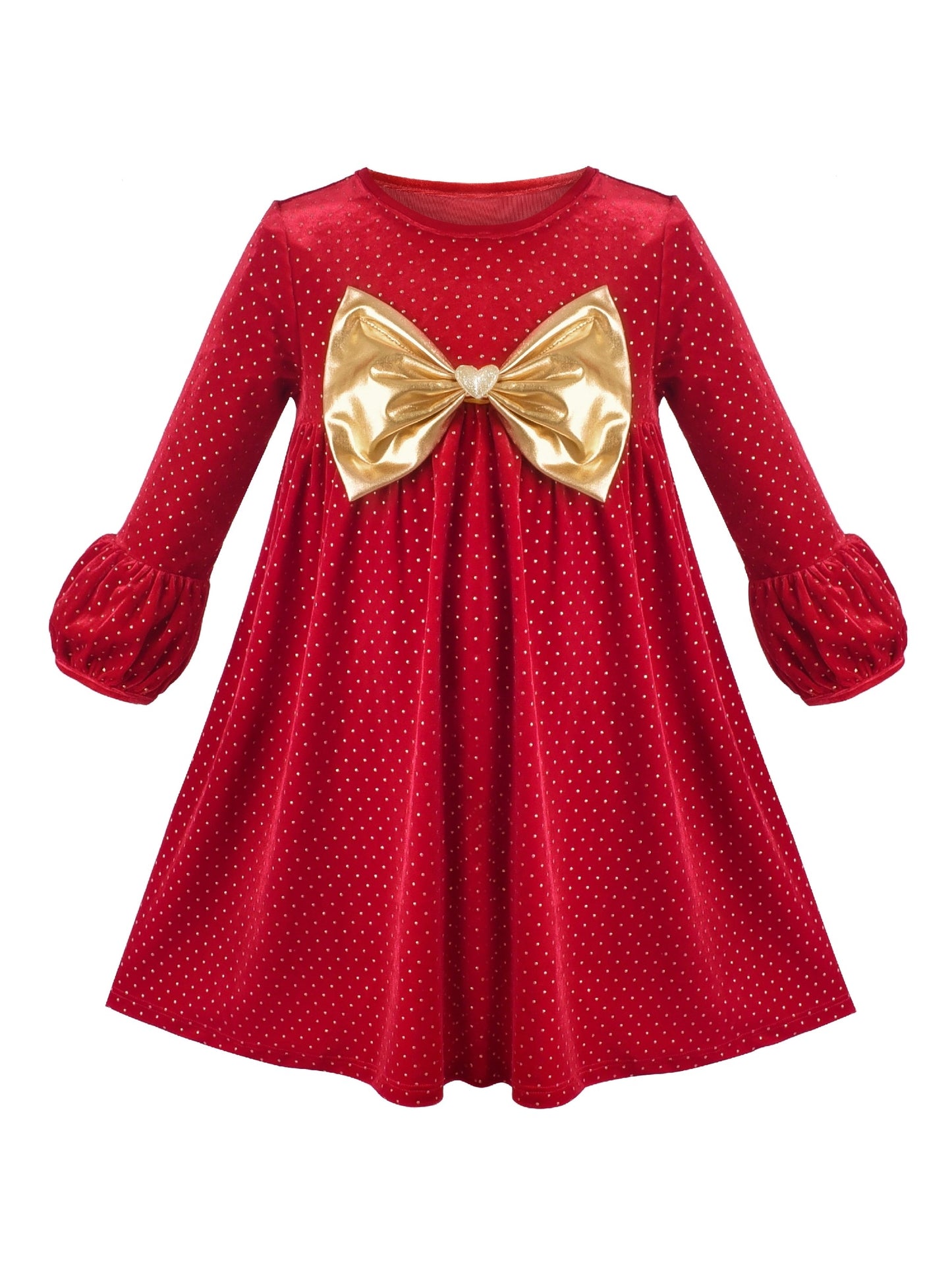 Girls Dress Red Christmas Stockings Xmas Candy Canes New Year Red