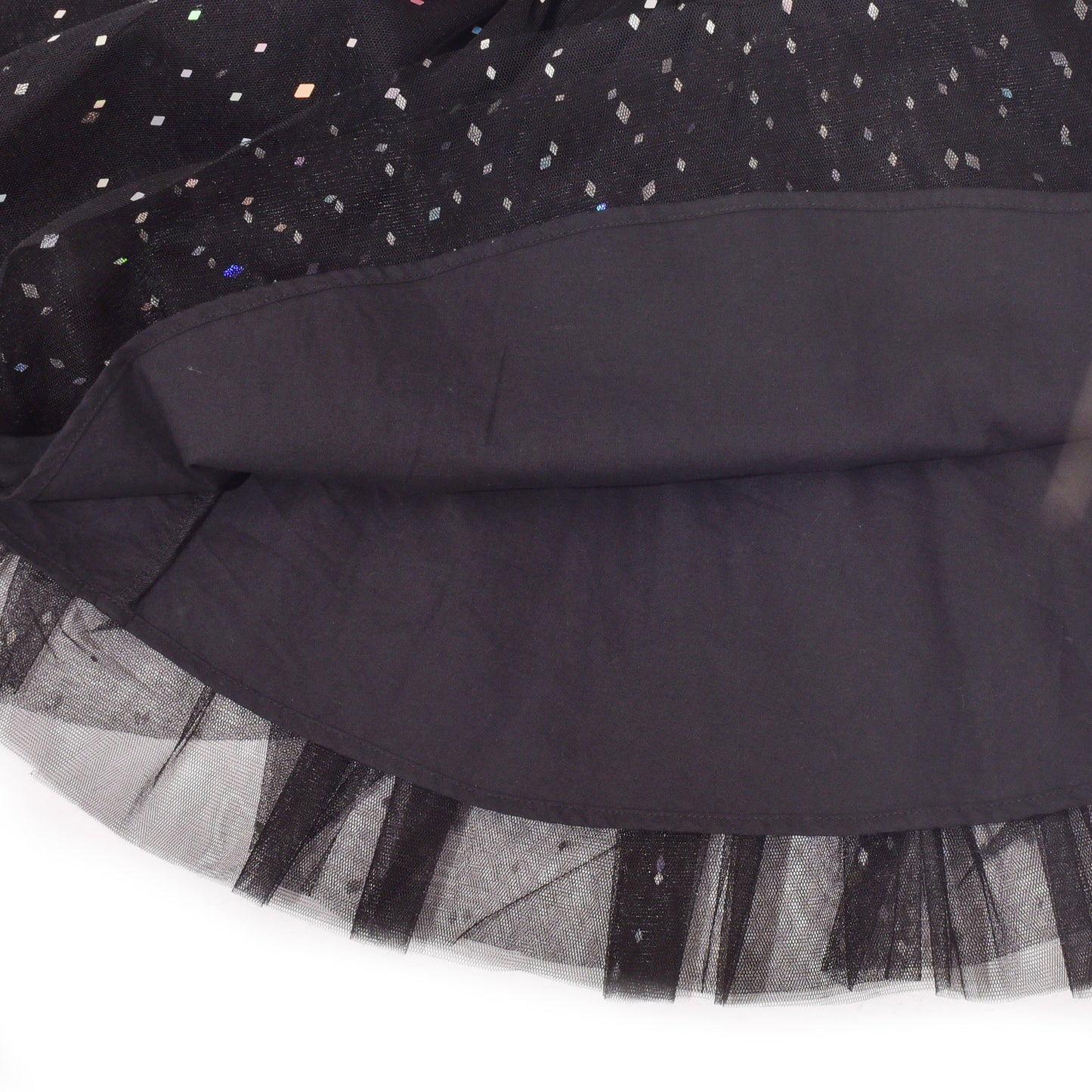 Girls Dress Pink Bow Tie Wedding Lace Tulle Overlay Layered Black