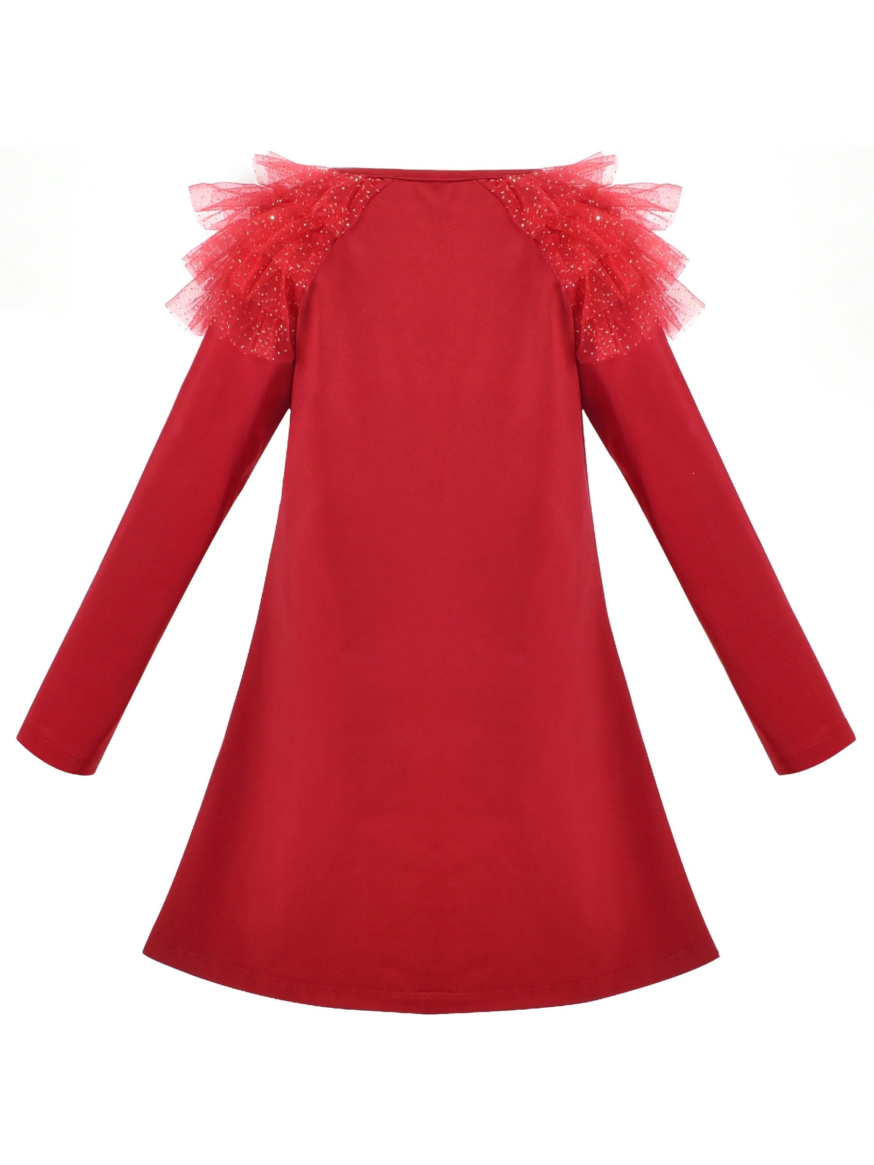 Girls Dress Red Christmas Stockings Xmas Candy Canes New Year Red