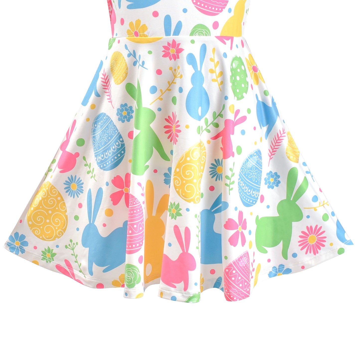 Girls Dress Unicorn Rainbow Casual Long Sleeve Multi-Color