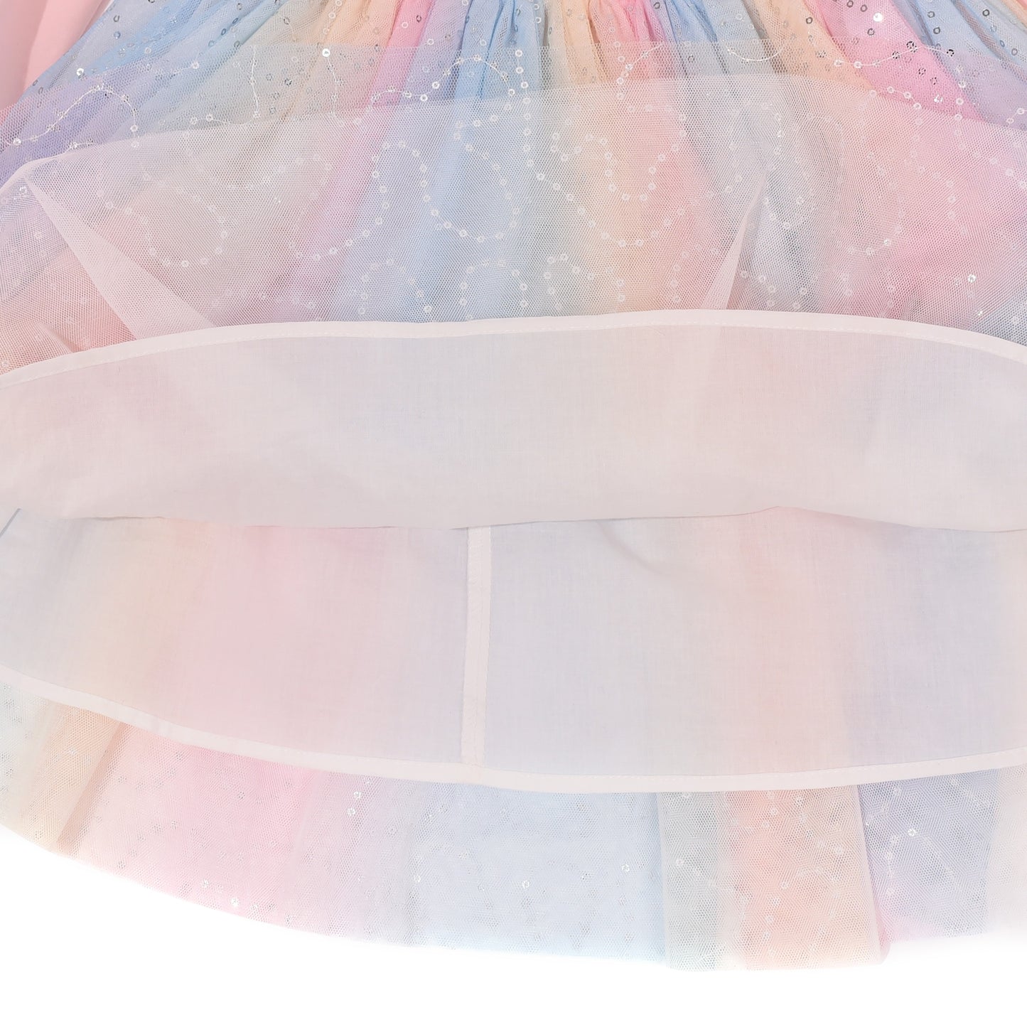 Girls Dress Long Sleeve Tutu Skirt Bow Tie Party Pink