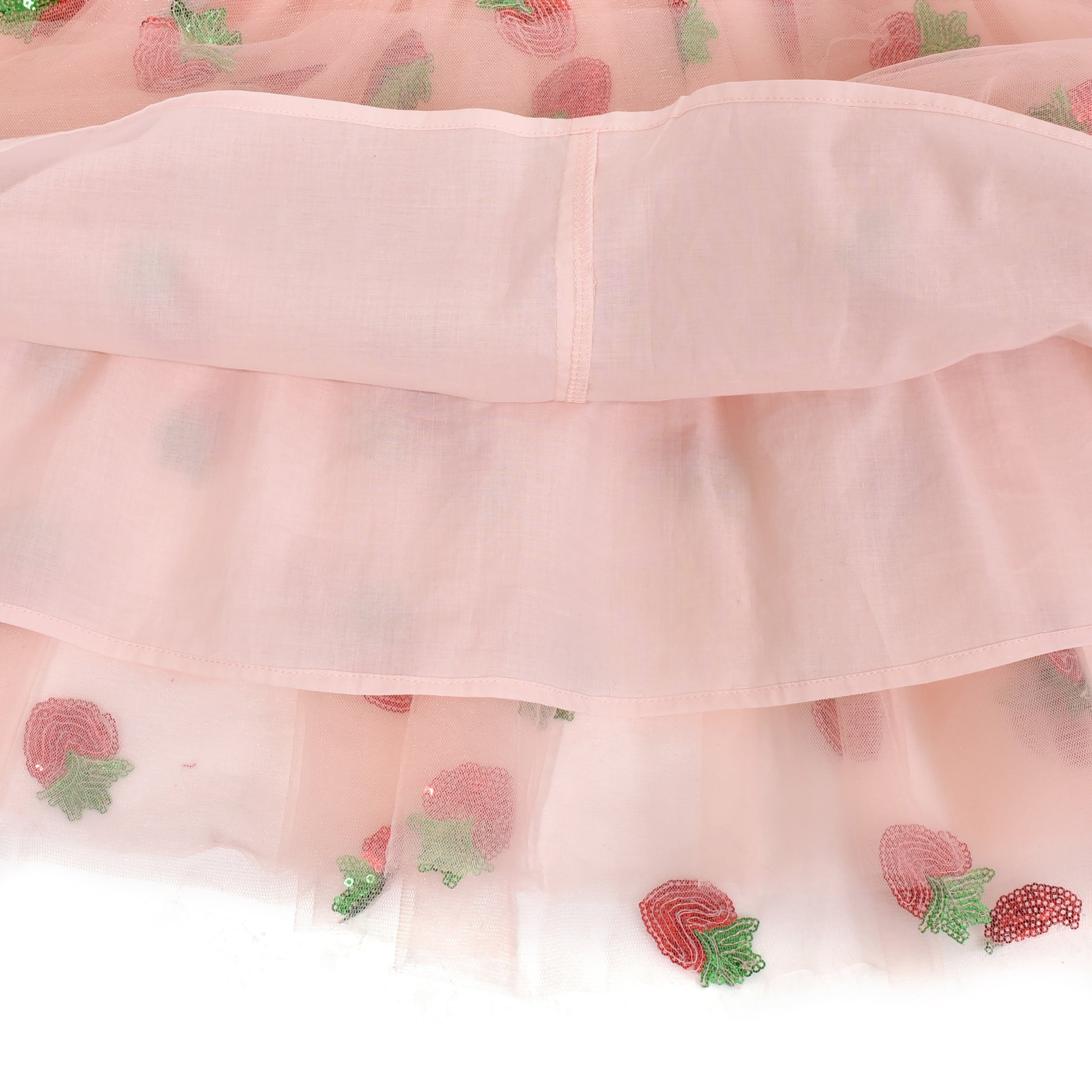 Girls Dress Long Sleeve Tutu Skirt Bow Tie Party Pink