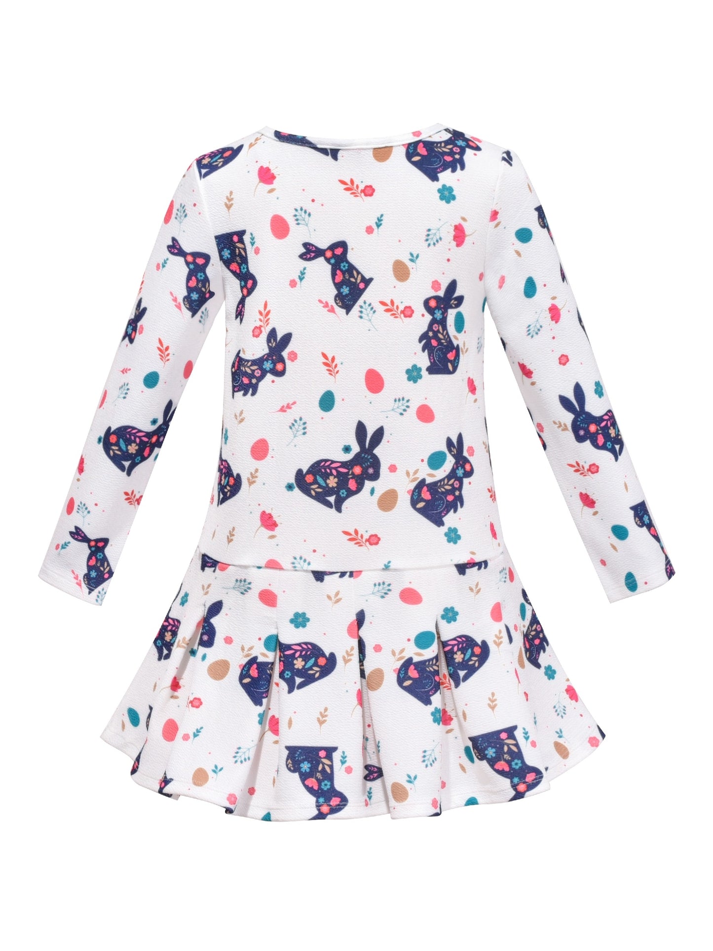 Girls Dress Christmas Santa Reindeer 2-in-1 Top Dress Purple