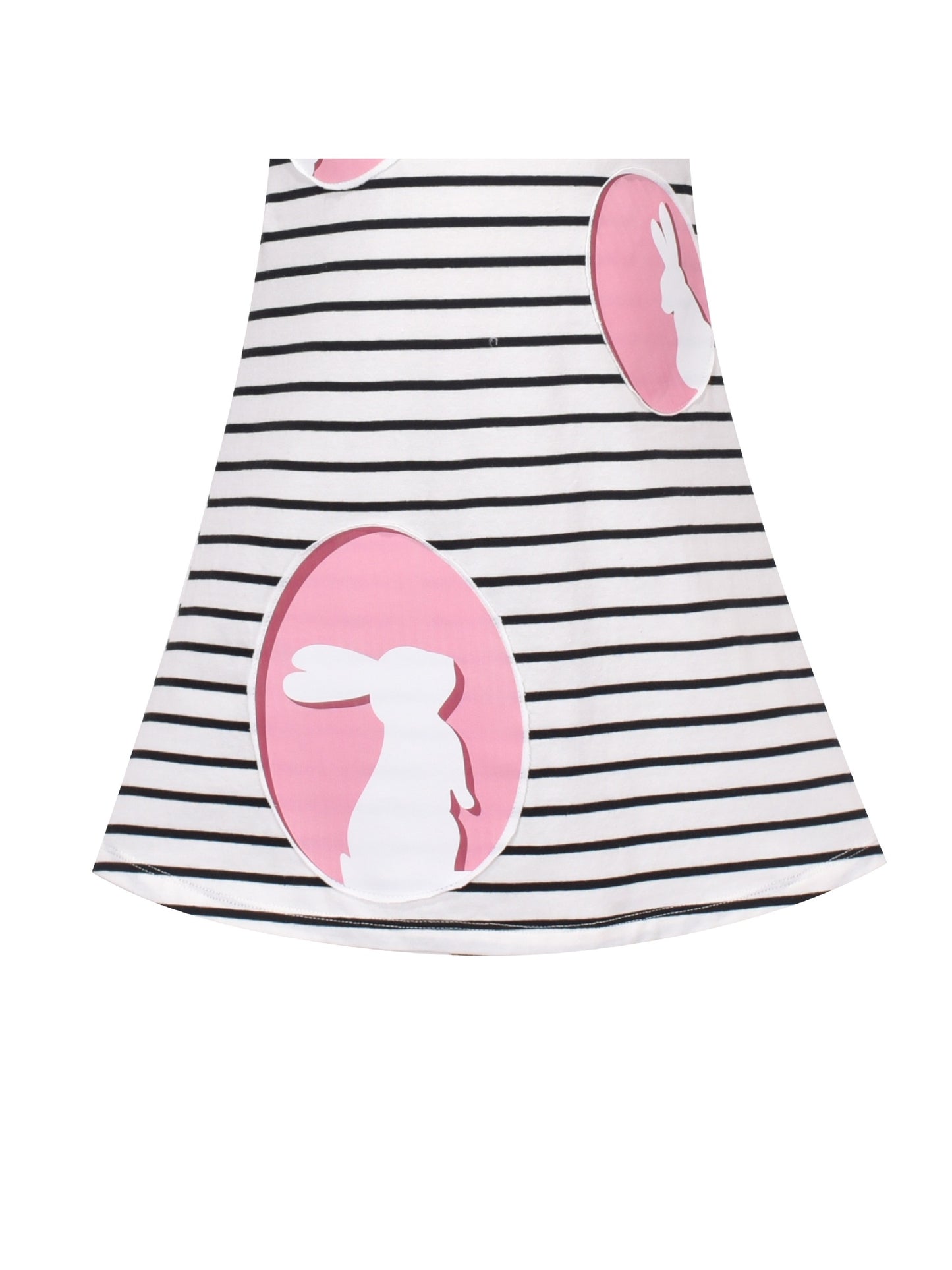 Girls Dress Cotton Green Crocodile Dinosaur Pocket Short Sleeve White