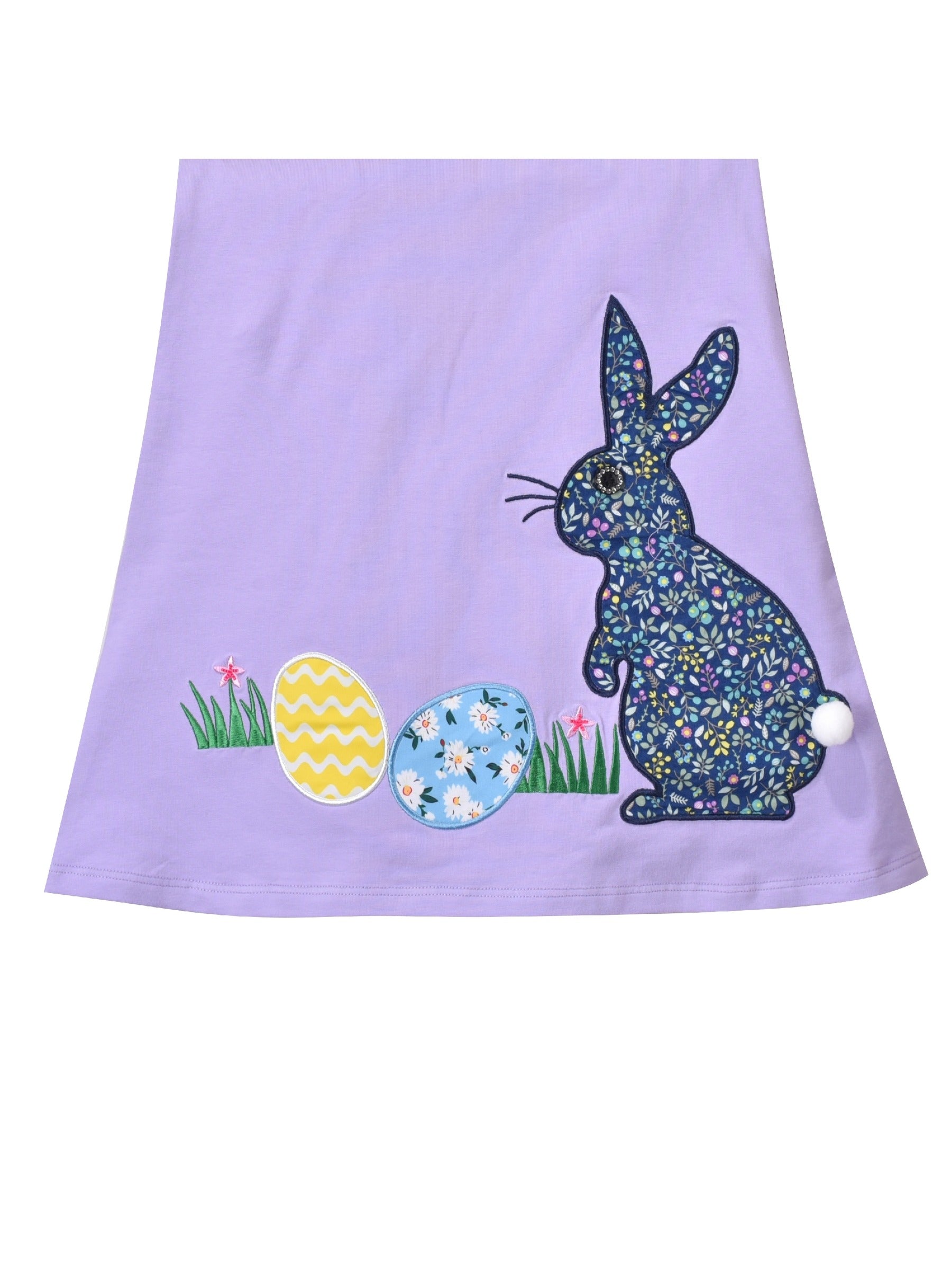 Girls Dress Long Sleeve Cotton Cartoon Sequins Pink Striped Dress Purple