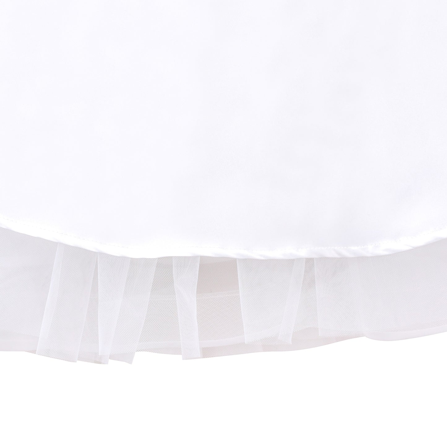 Flower Girls Dress White Wedding Pageant Bridesmaid Gown White