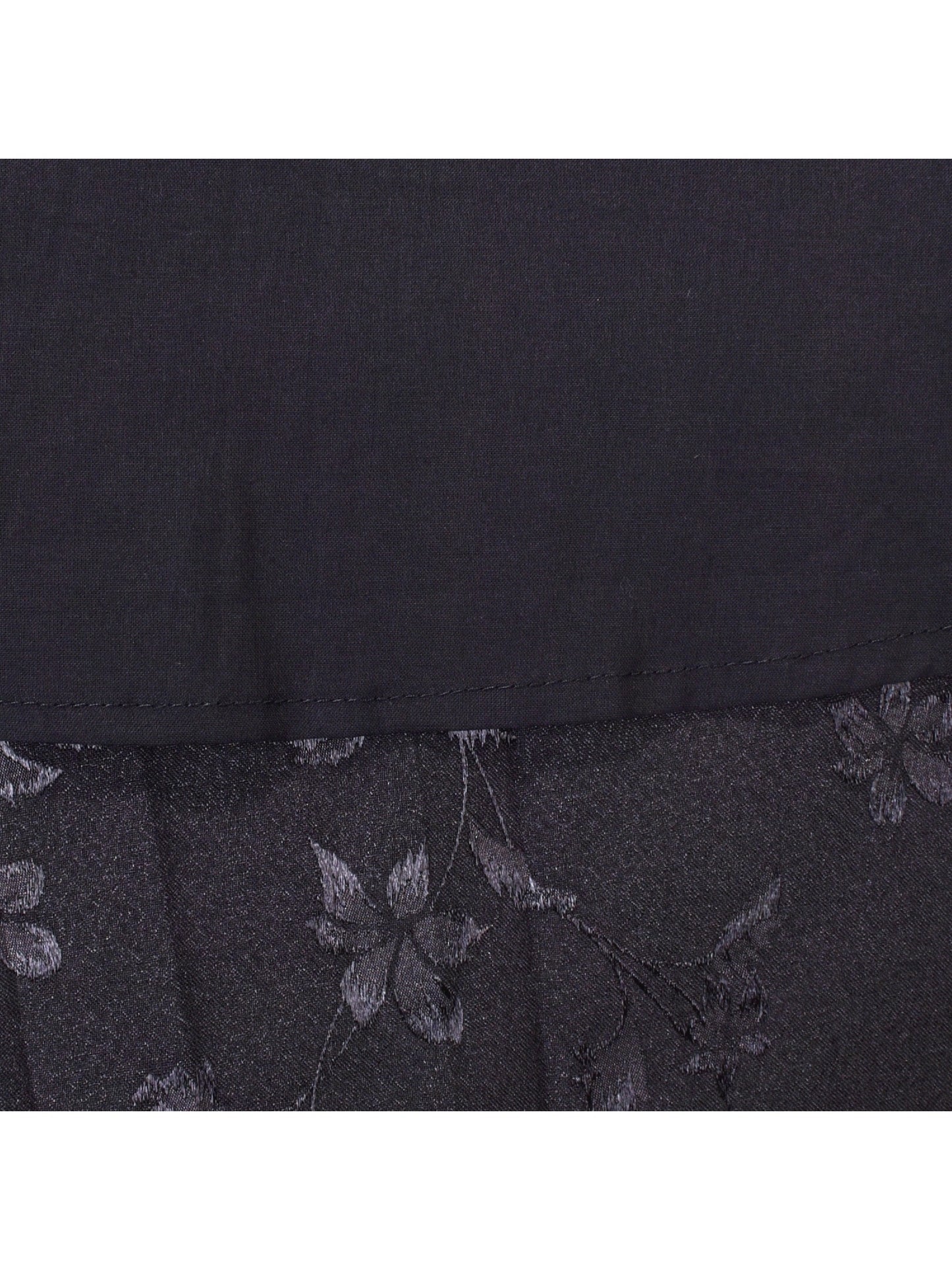 Girls Dress Flower Garden Print Elegant Chinese Style Black