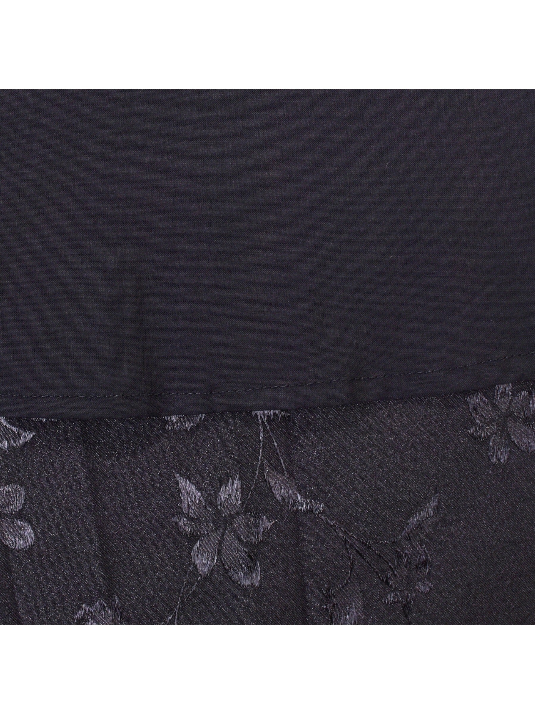 Girls Dress Flower Garden Print Elegant Chinese Style Black