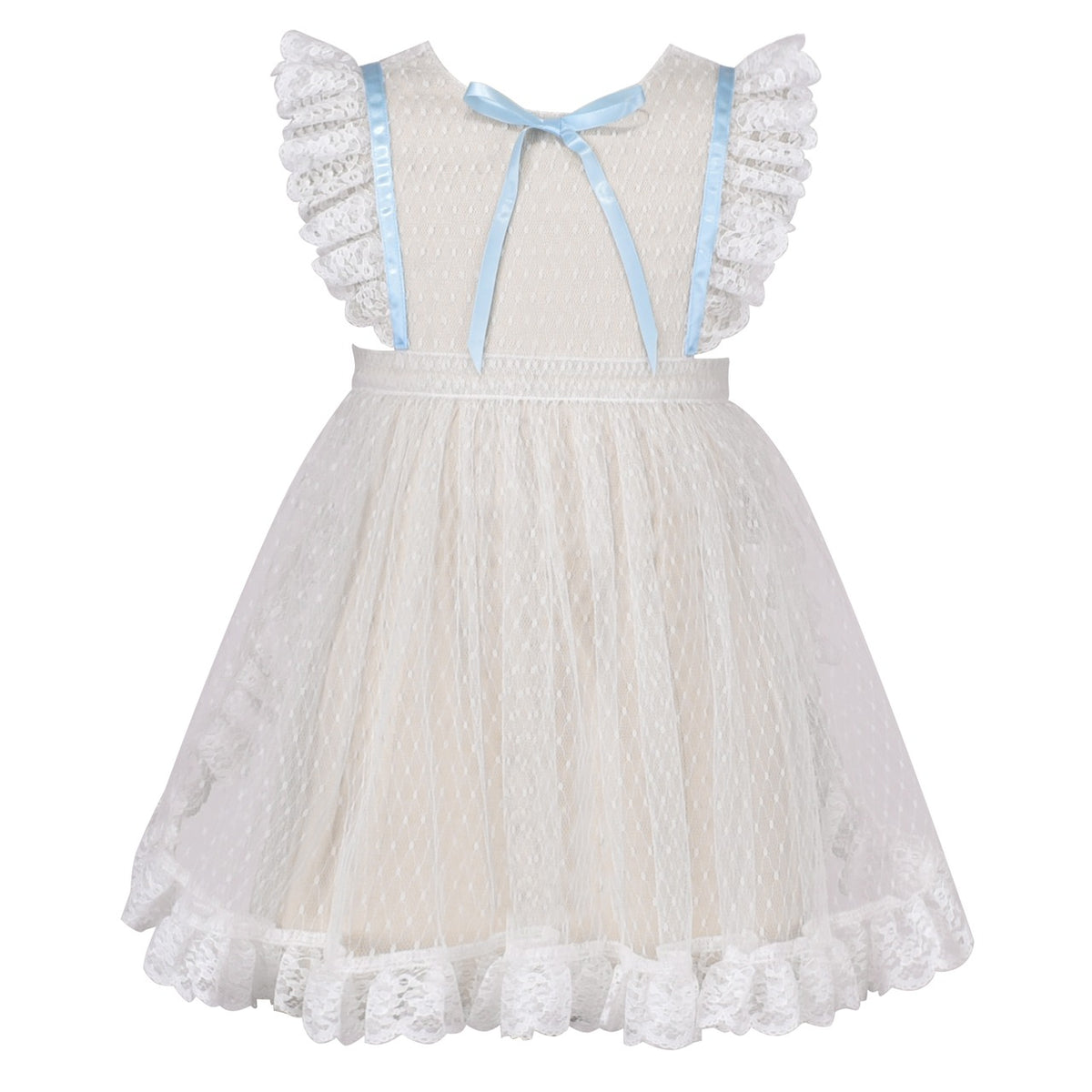 Girls German Dirndl Dress Costumes for Bavarian Oktoberfest Long Sleeve - Blue Maid