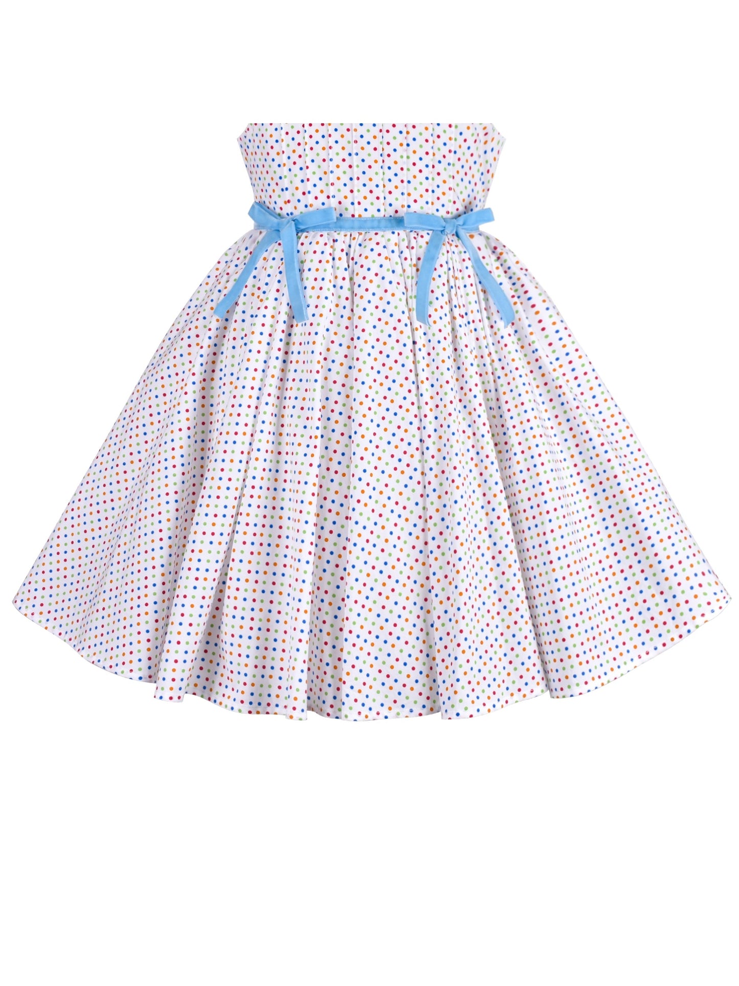 Girls Dress Yellow Rose Print Pleated Hem Wedding Pageant Party Wedding White