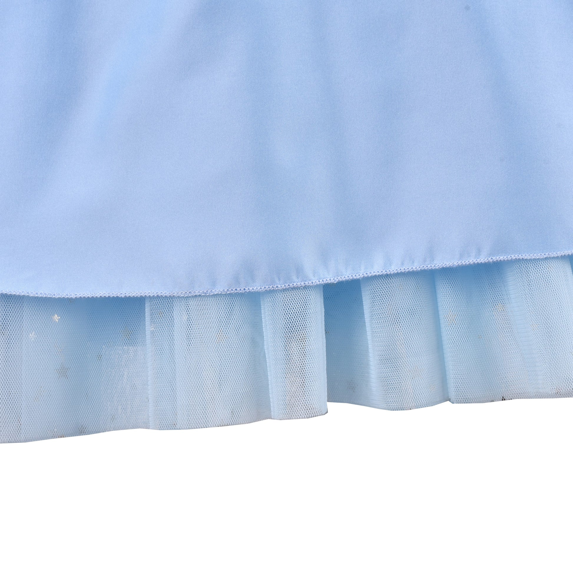 Girls Dress Christmas Reindeer Long Sleeve Party Dress Blue