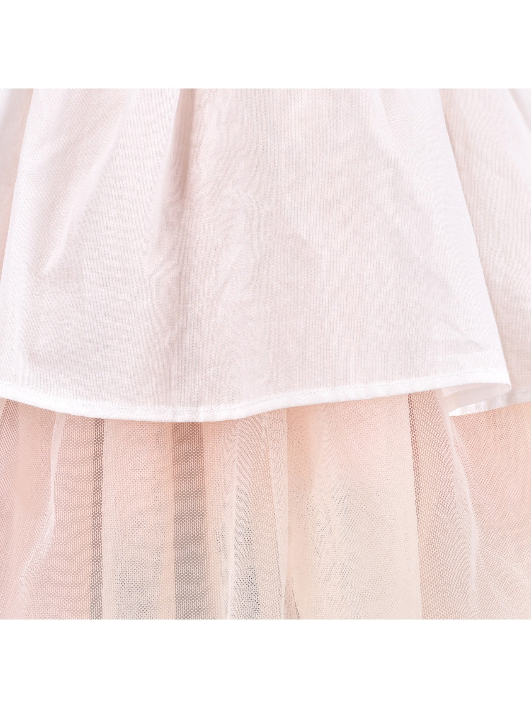 Girls Dress Multicolor Layered Pleated Tulle Dance Wedding Pageant Party Multi-Color