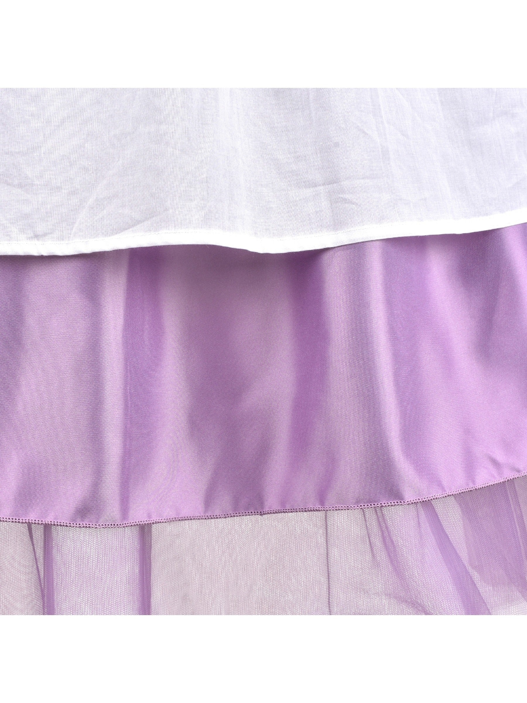 Girls Dress Rose Red Lace Tulle Hollow Elegant Party Pageant Ceremony Purple