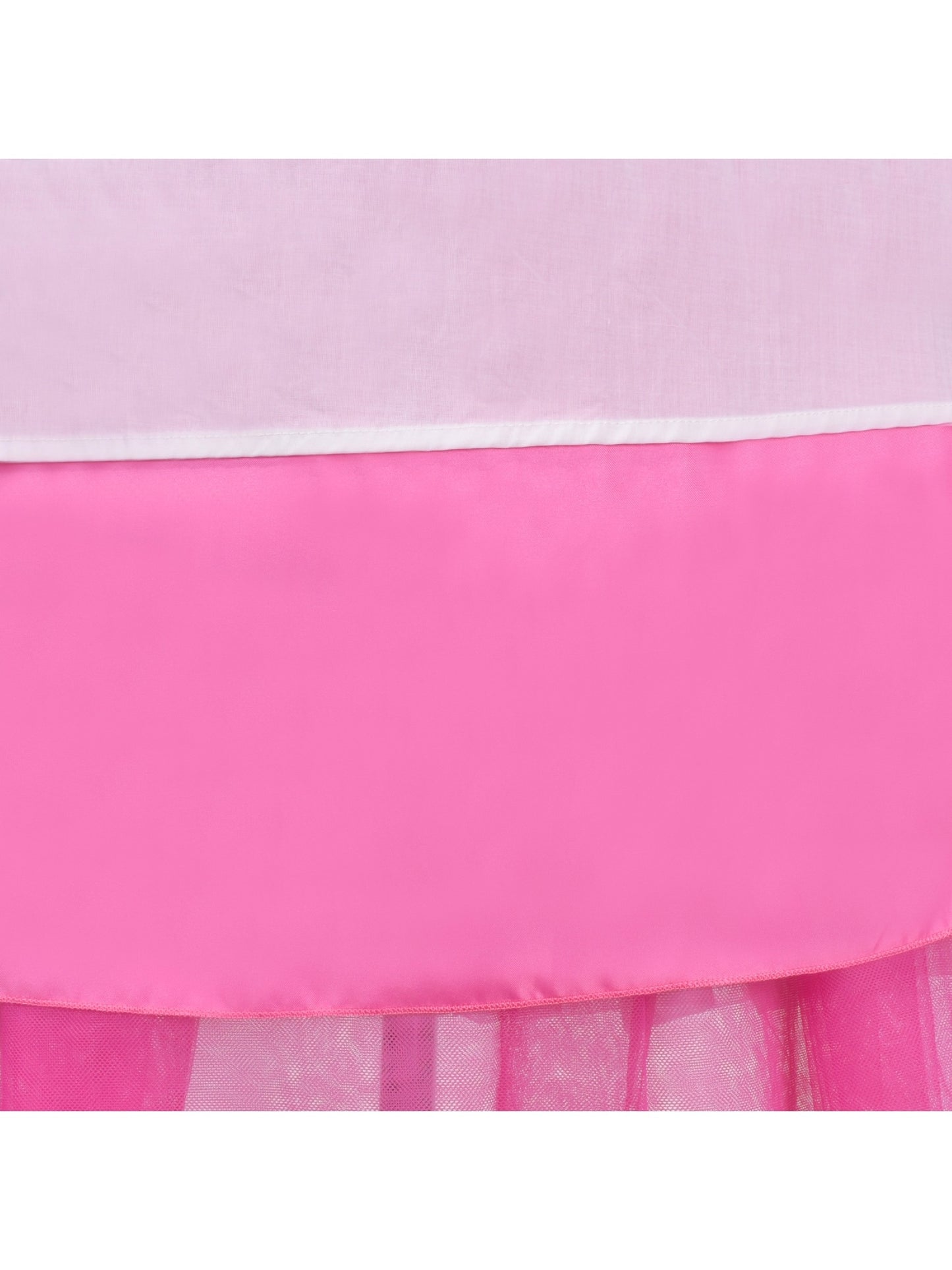 Girls Dress Rose Red Lace Tulle Hollow Elegant Party Pageant Ceremony Pink