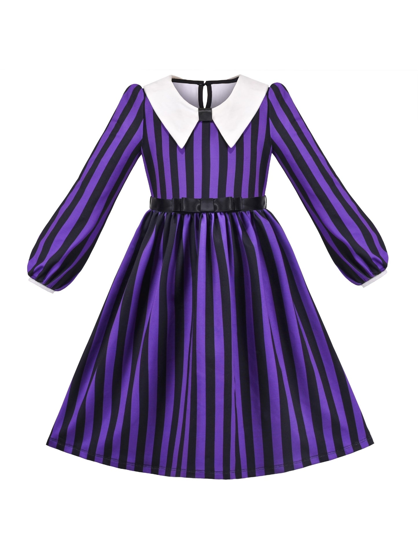 Girls Dress Unicorn Rainbow Casual Long Sleeve Purple