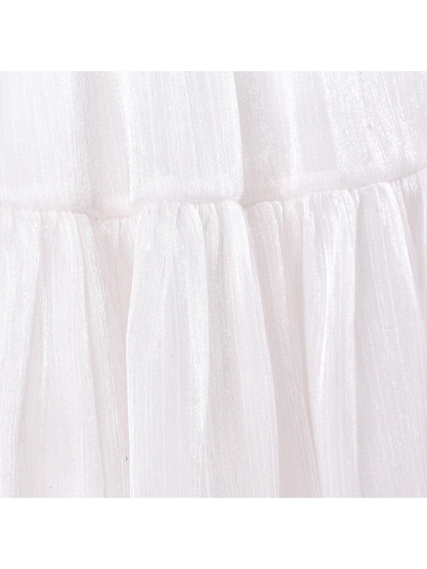 Girls Dress Glitter Sequin Wedding Bridesmaid Pageant White