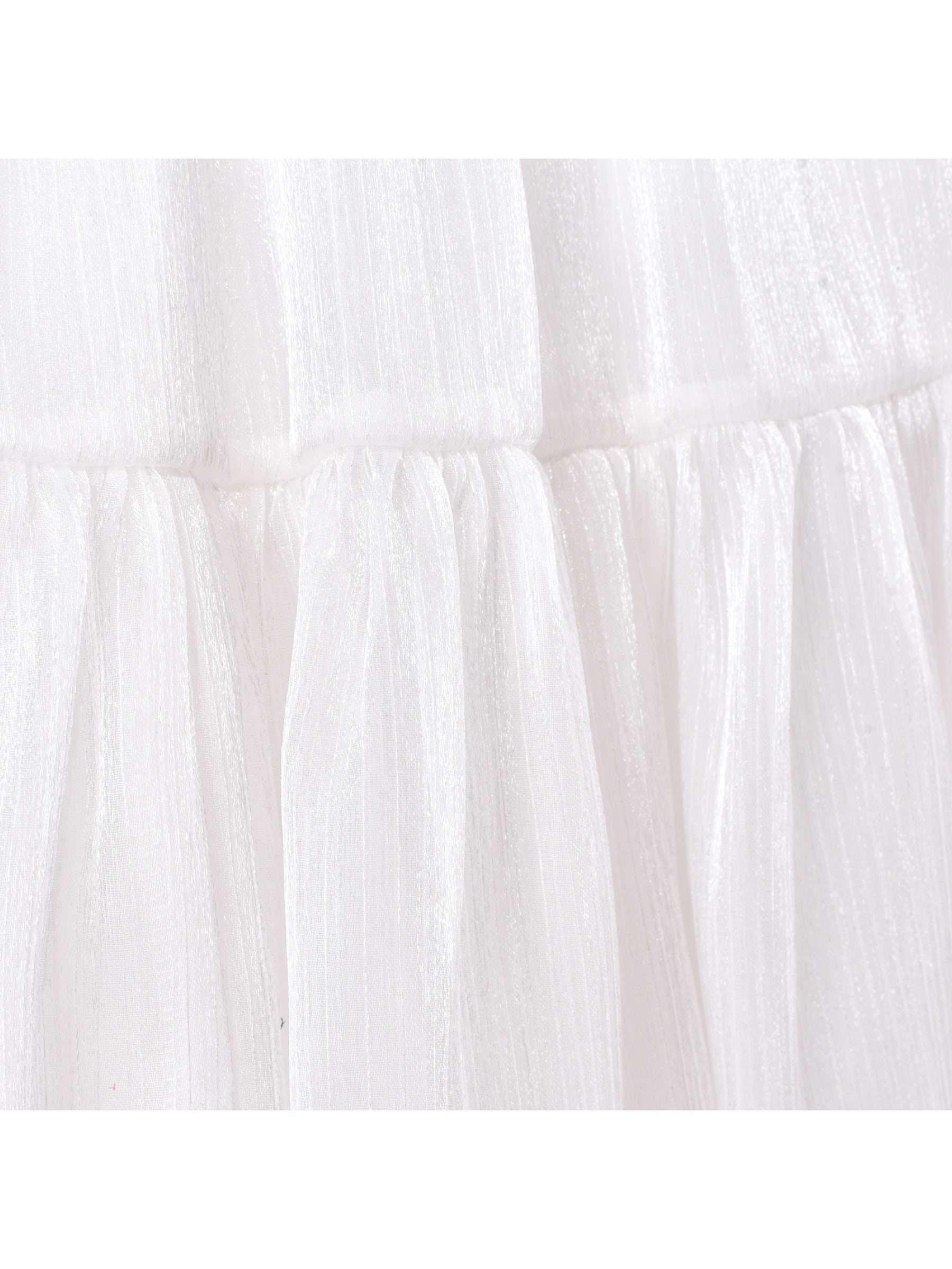 Girls Dress Glitter Sequin Wedding Bridesmaid Pageant White