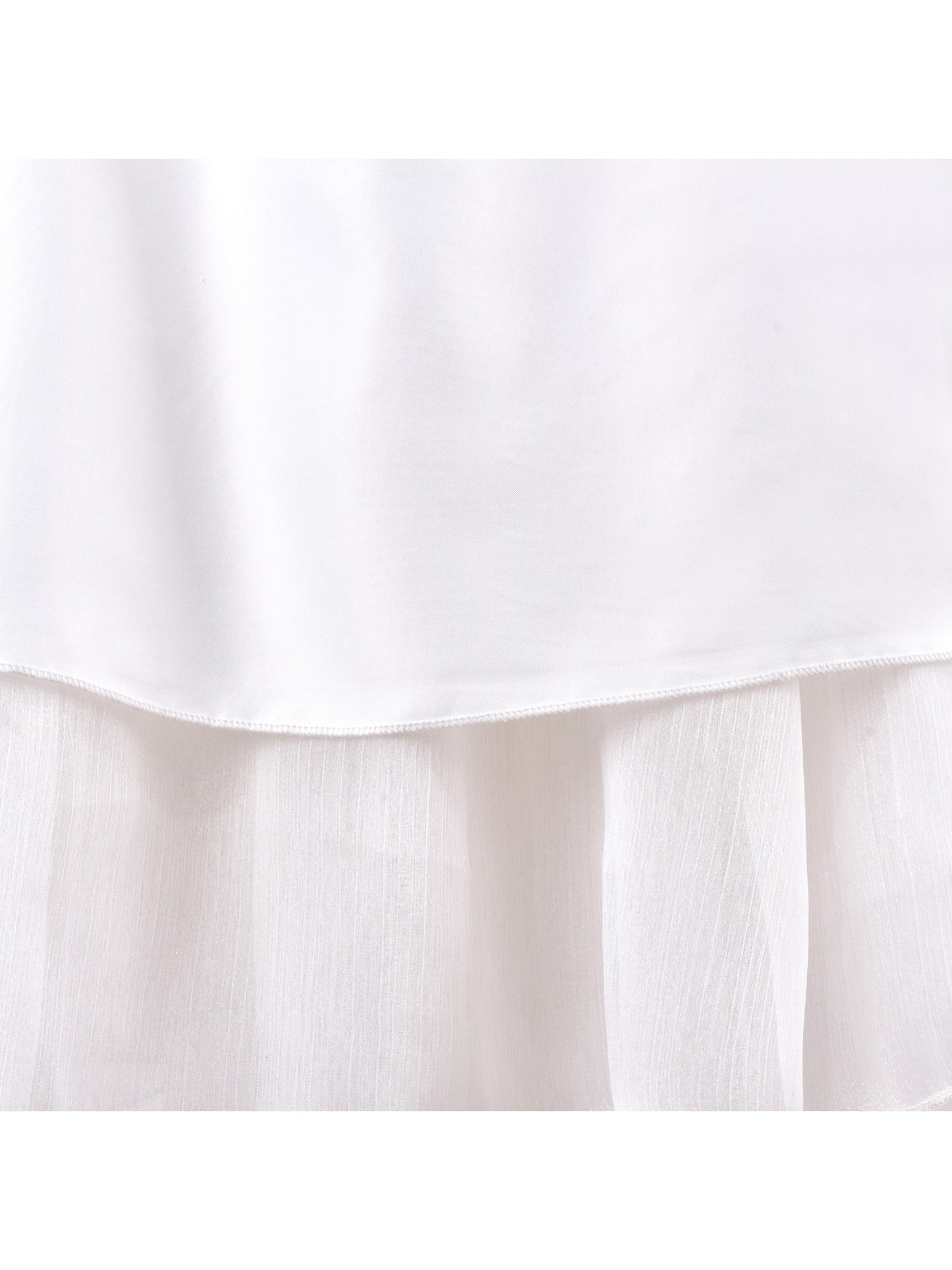 Girls Dress Glitter Sequin Wedding Bridesmaid Pageant White
