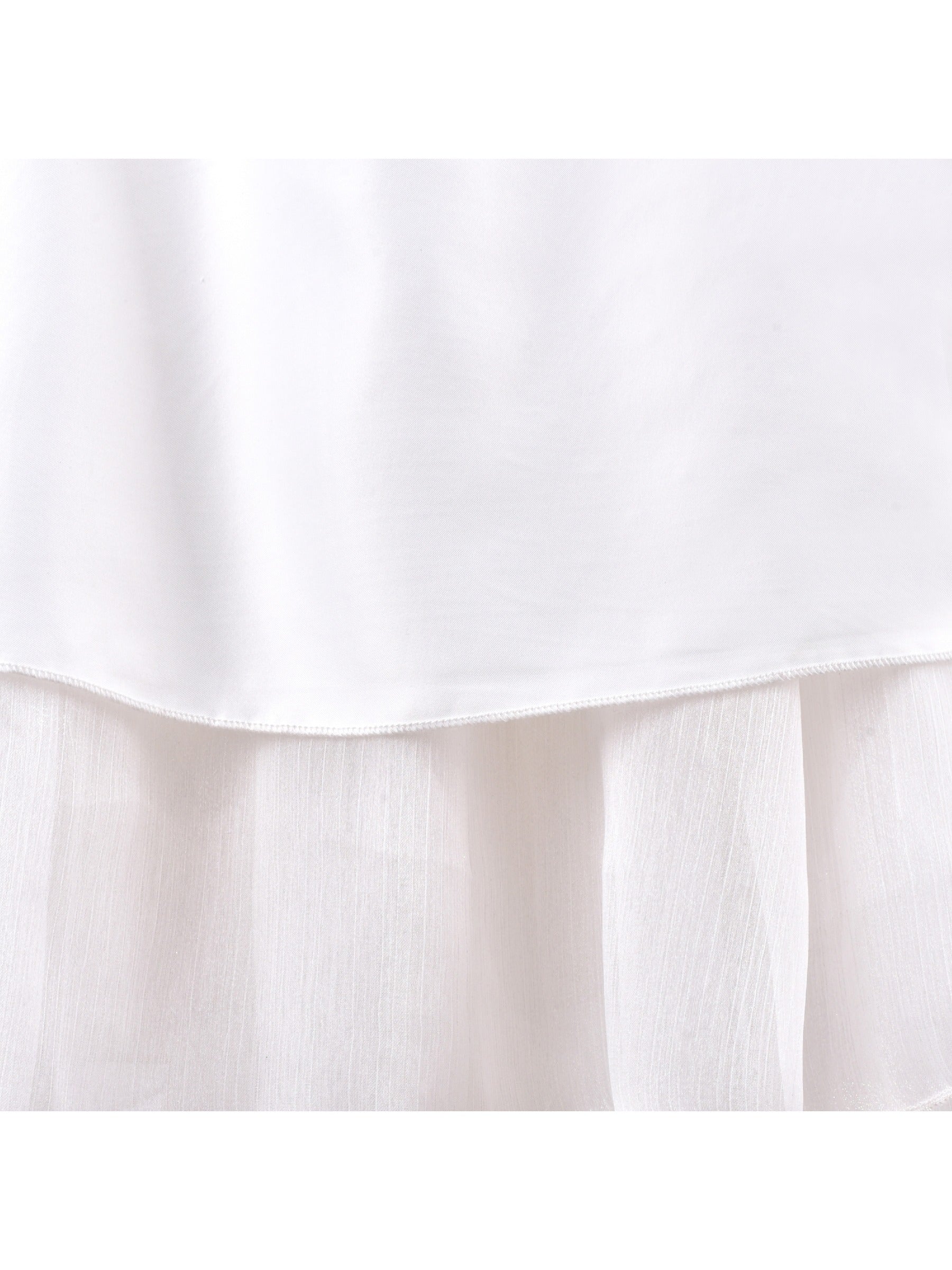 Girls Dress Glitter Sequin Wedding Bridesmaid Pageant White