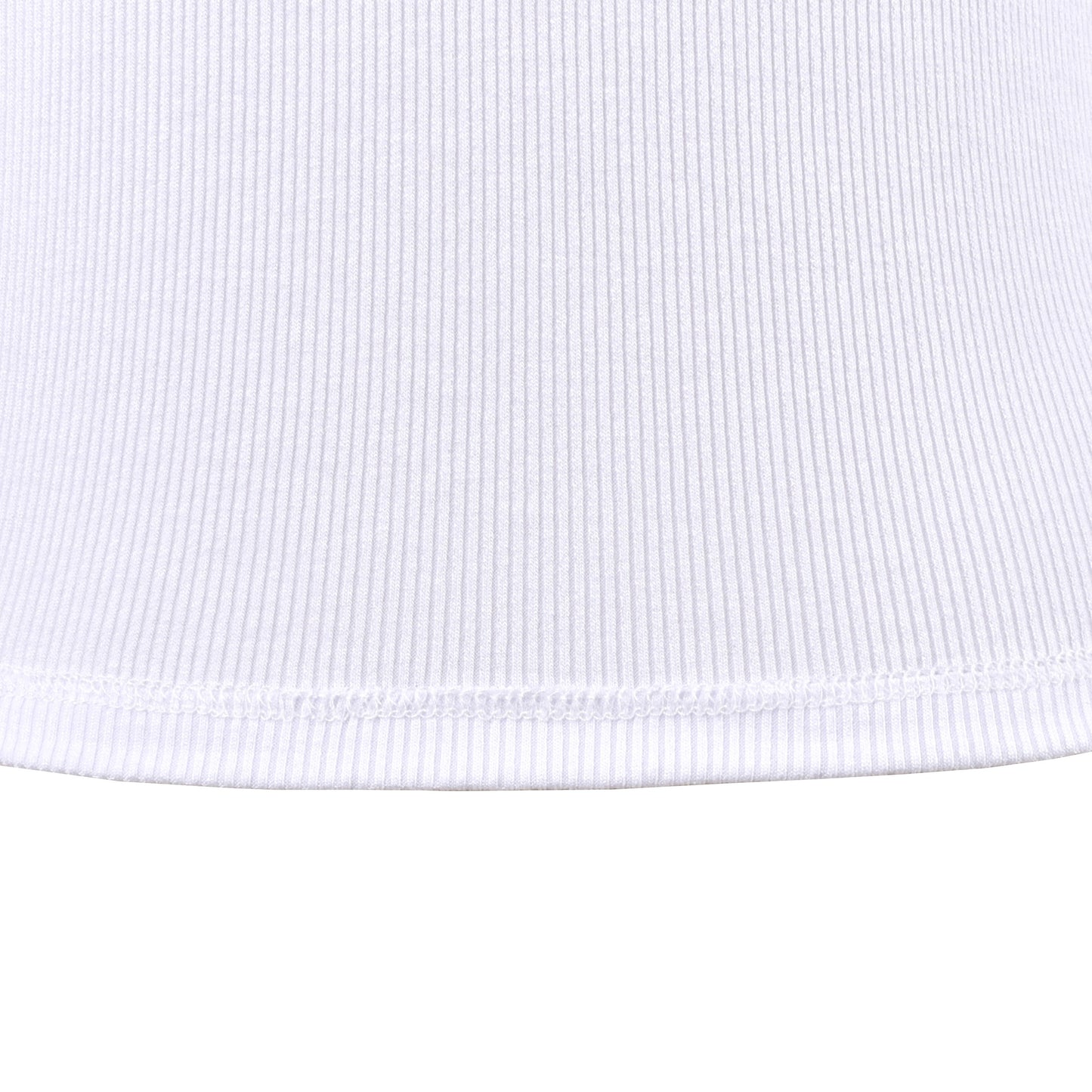 Girls T-shirt Crop Top Pink Lettuce Trim Ribbed Knit Crewneck Daily White