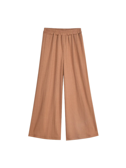 Girls Pants Legging Straight Leg Pants Black Ribbed Knit Gym Casual Brown