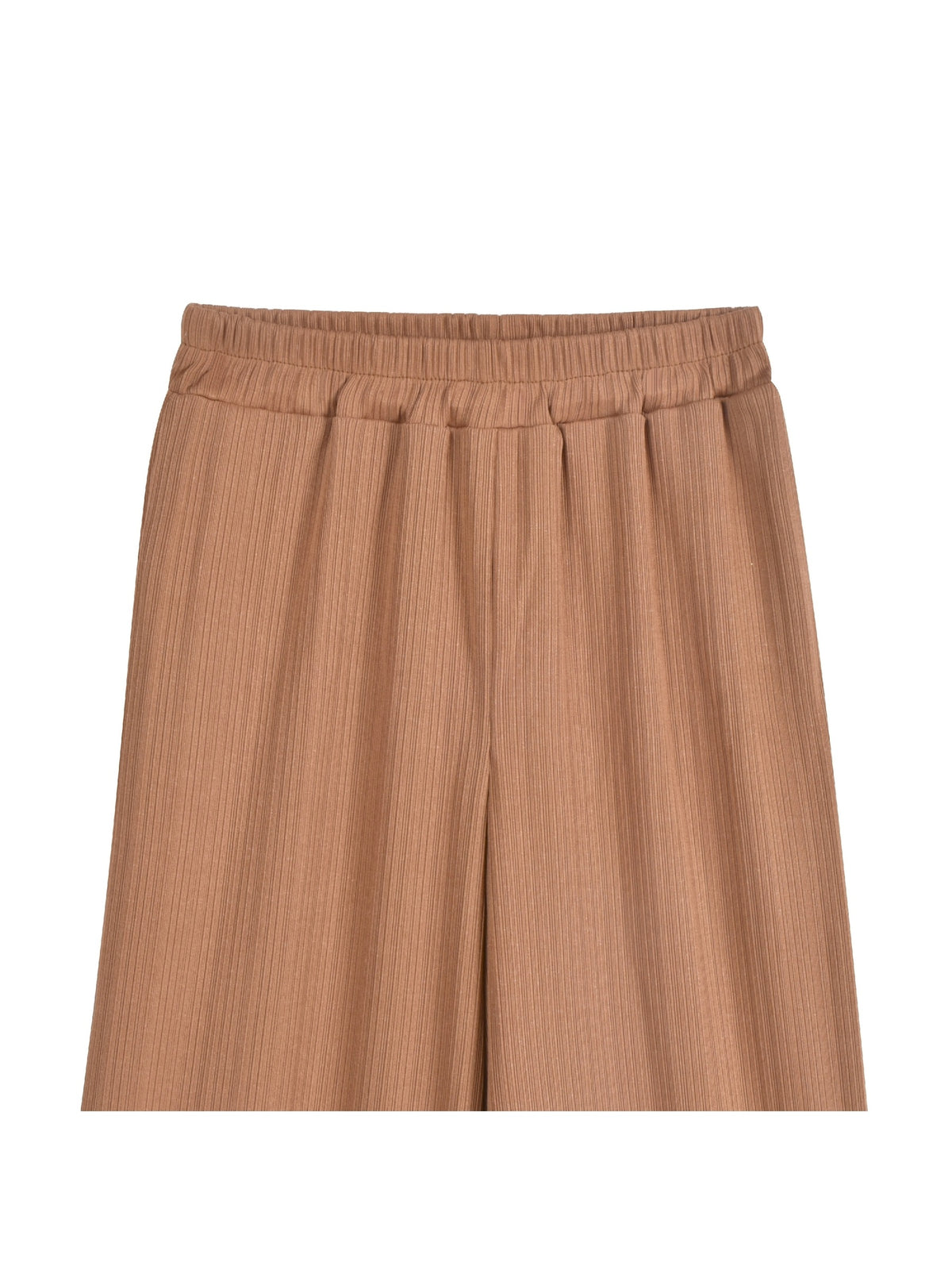 Girls Pants Legging Straight Leg Pants Black Ribbed Knit Gym Casual Brown